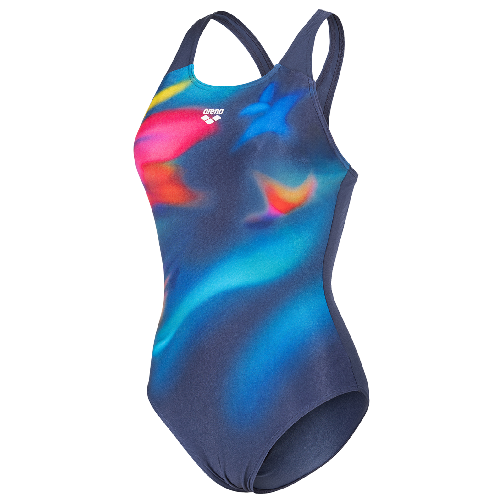 Arena W Arena Print Swimsuit Control Pro Low Lb Badeanzug Damen, mehrfarbig, Grösse: D 40