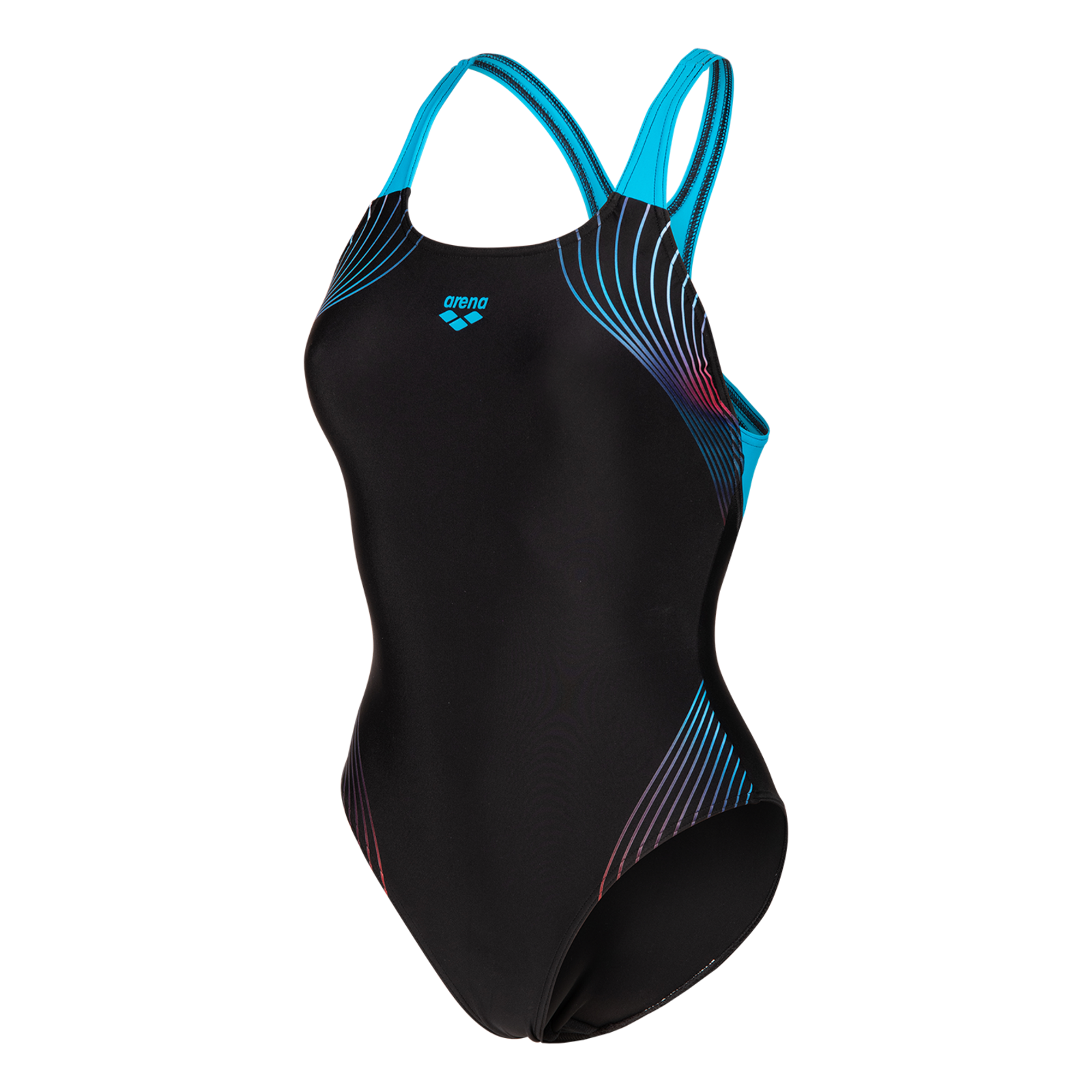 Image of Arena W Arena Nuance Swimsuit Swim Pro Back L Badeanzug Damen, schwarz, Grösse: D 34
