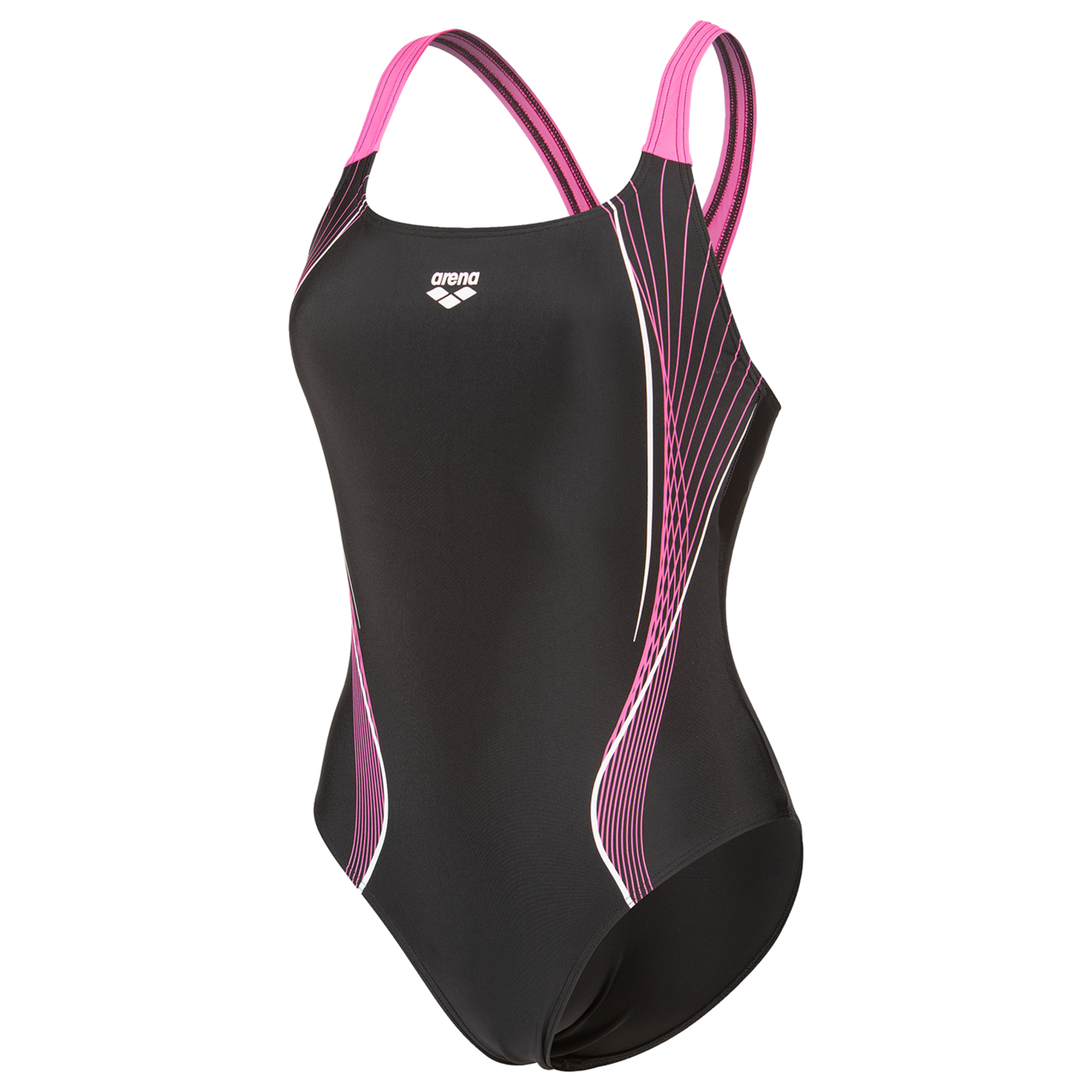 Arena W Arena Swimsuit Control Pro Back B Badeanzug Damen, schwarz, Grösse: D 40
