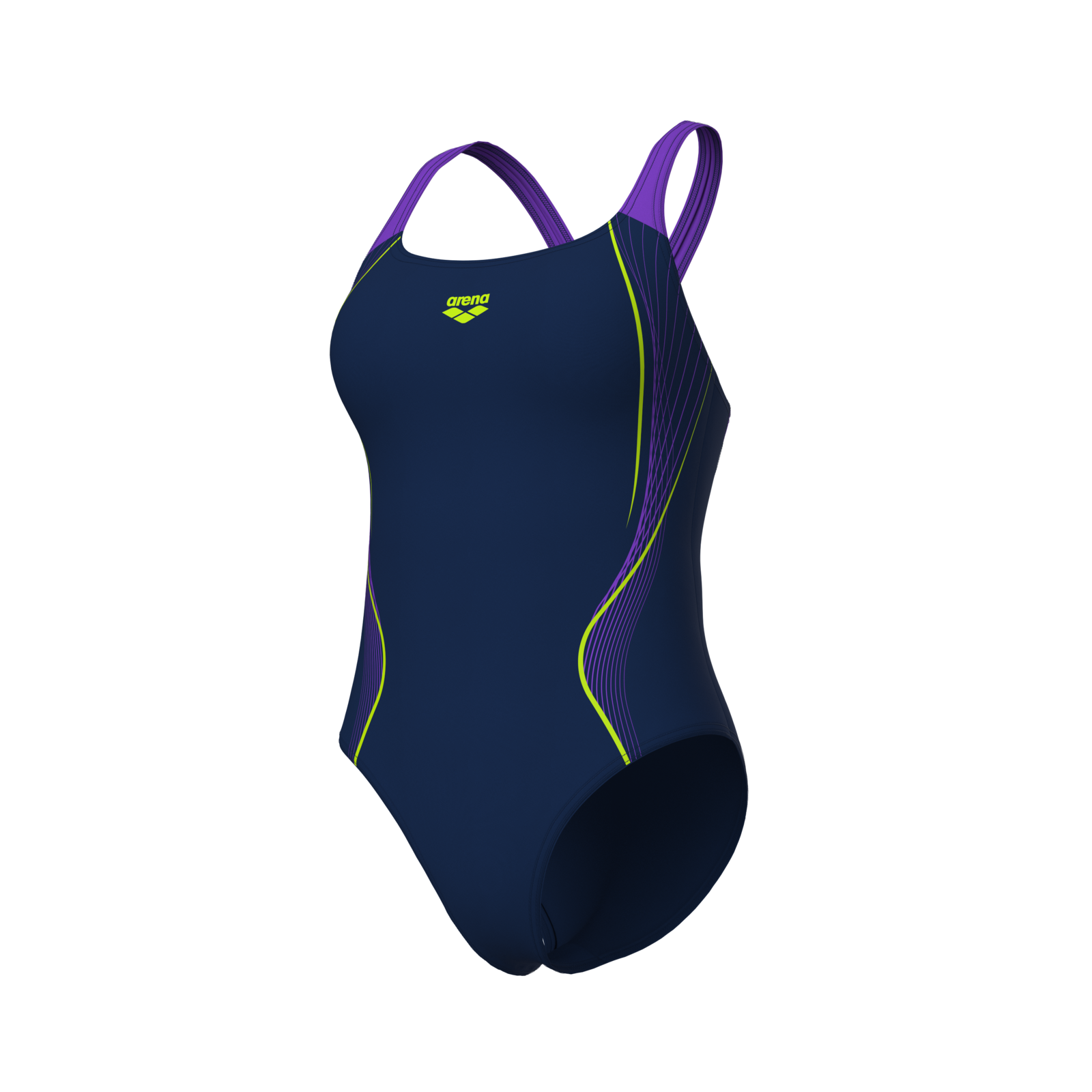 Arena W Arena Swimsuit Control Pro Back B Badeanzug Damen, blau, Grösse: D 34