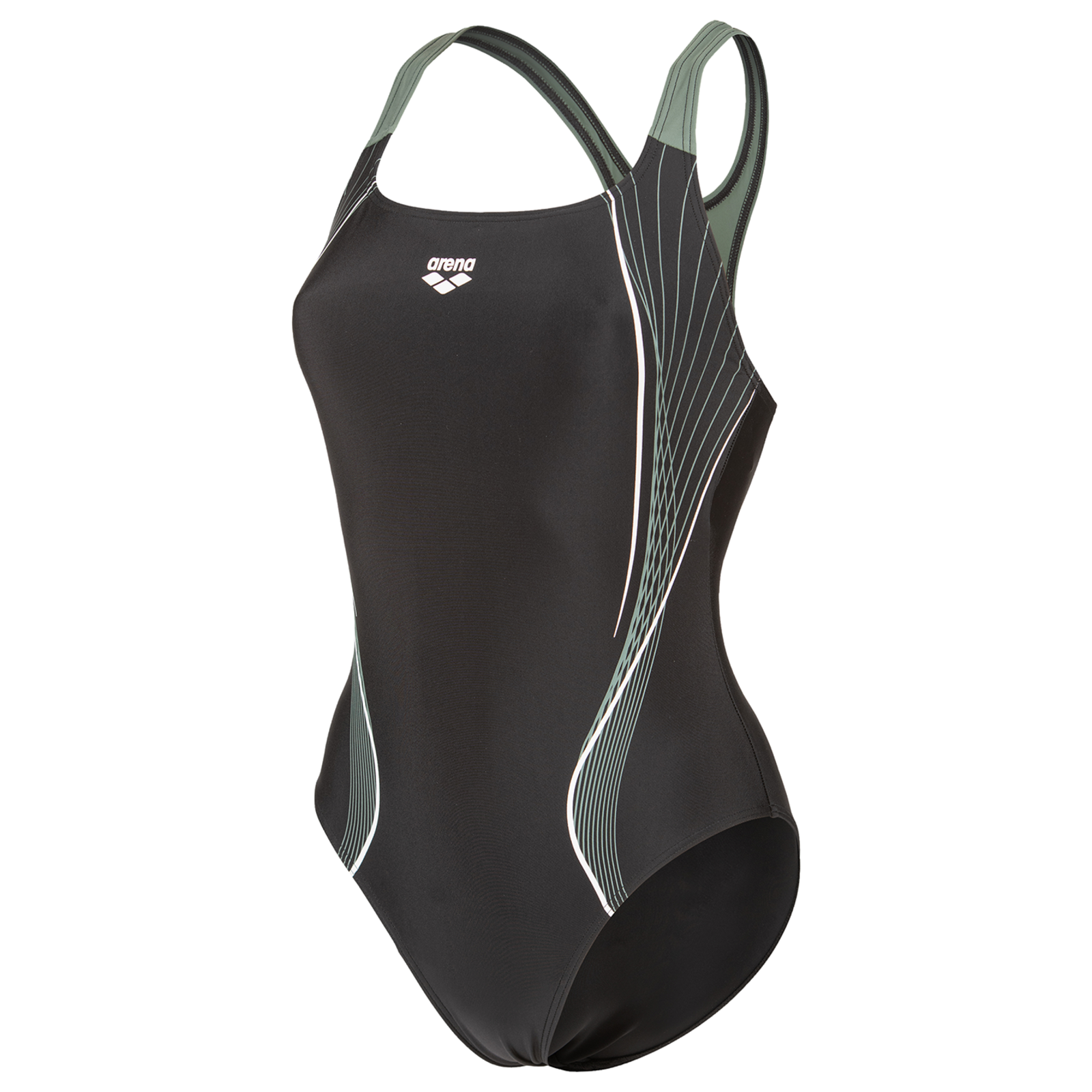 Arena W Arena Swimsuit Control Pro Back B Badeanzug Damen, schwarz, Grösse: D 44
