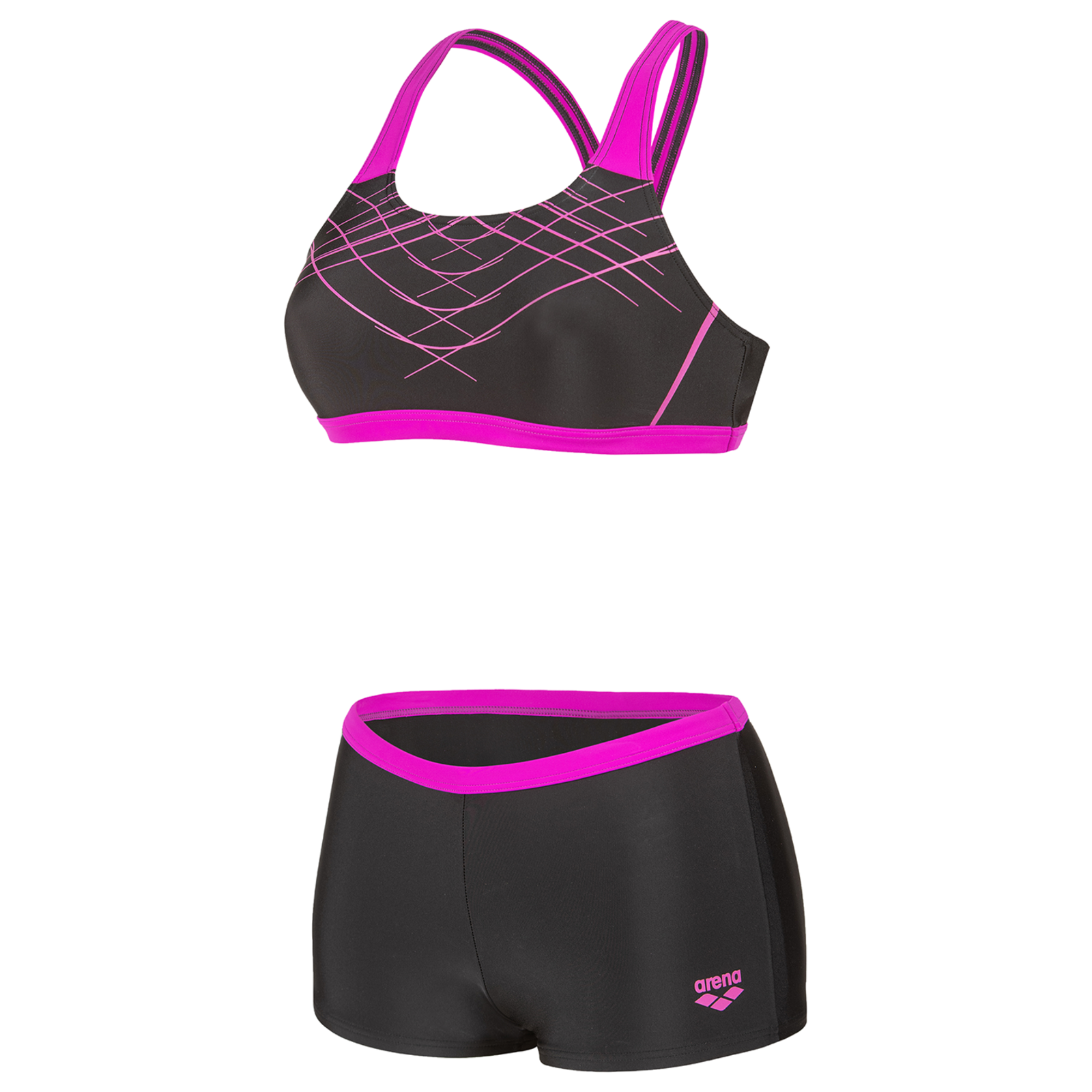 Arena W Arena Proposal Swimsuit Two Pieces Bikini Set Damen, schwarz, Grösse: D 38