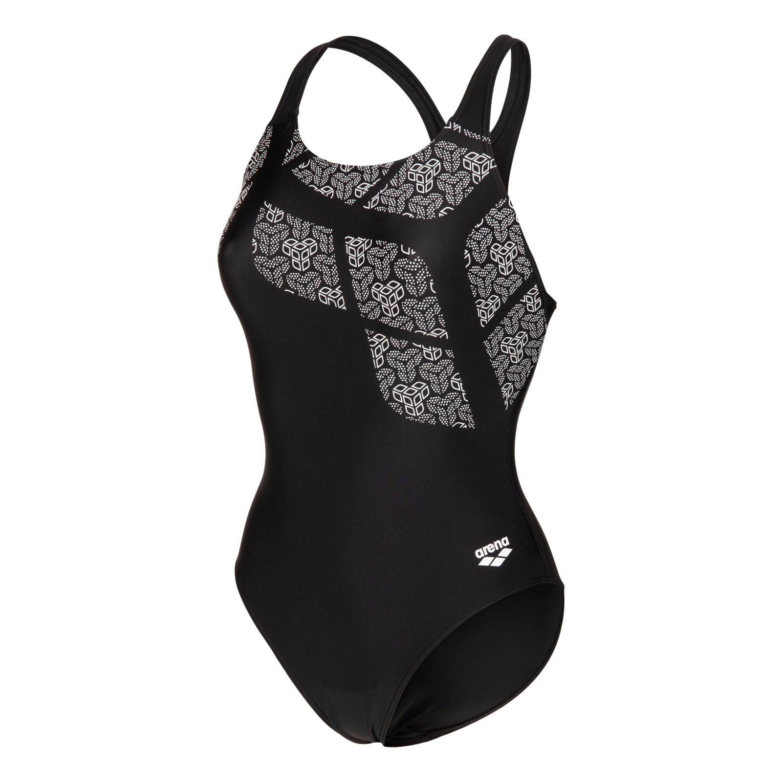 Arena W Arena Kikko Swimsuit Swim Pro Back Badeanzug Damen, schwarz, Grösse: D 40