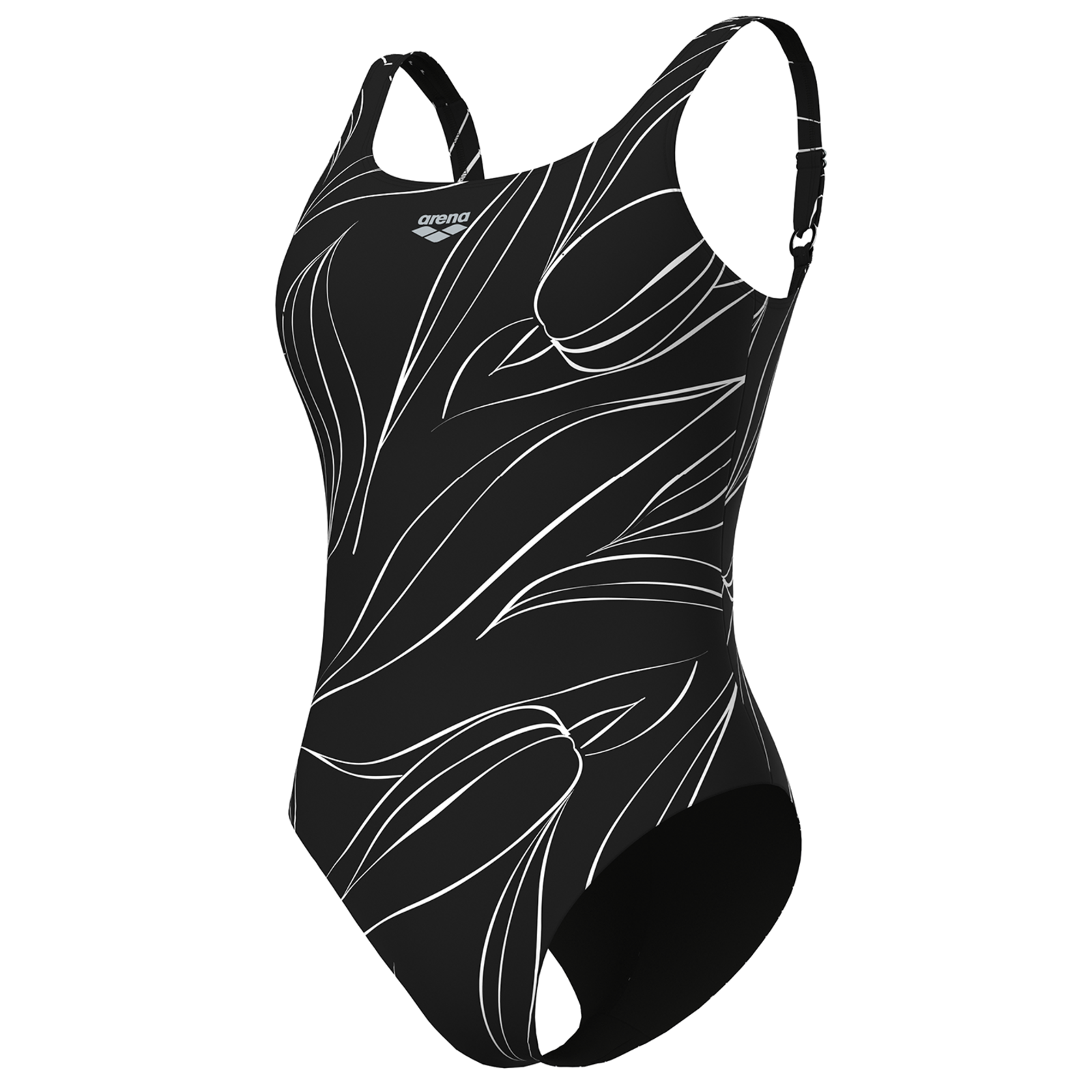 Image of Arena W Arena Swimsuit Marisa U Back Figurformender Badeanzug Damen, schwarz, Grösse: D 36