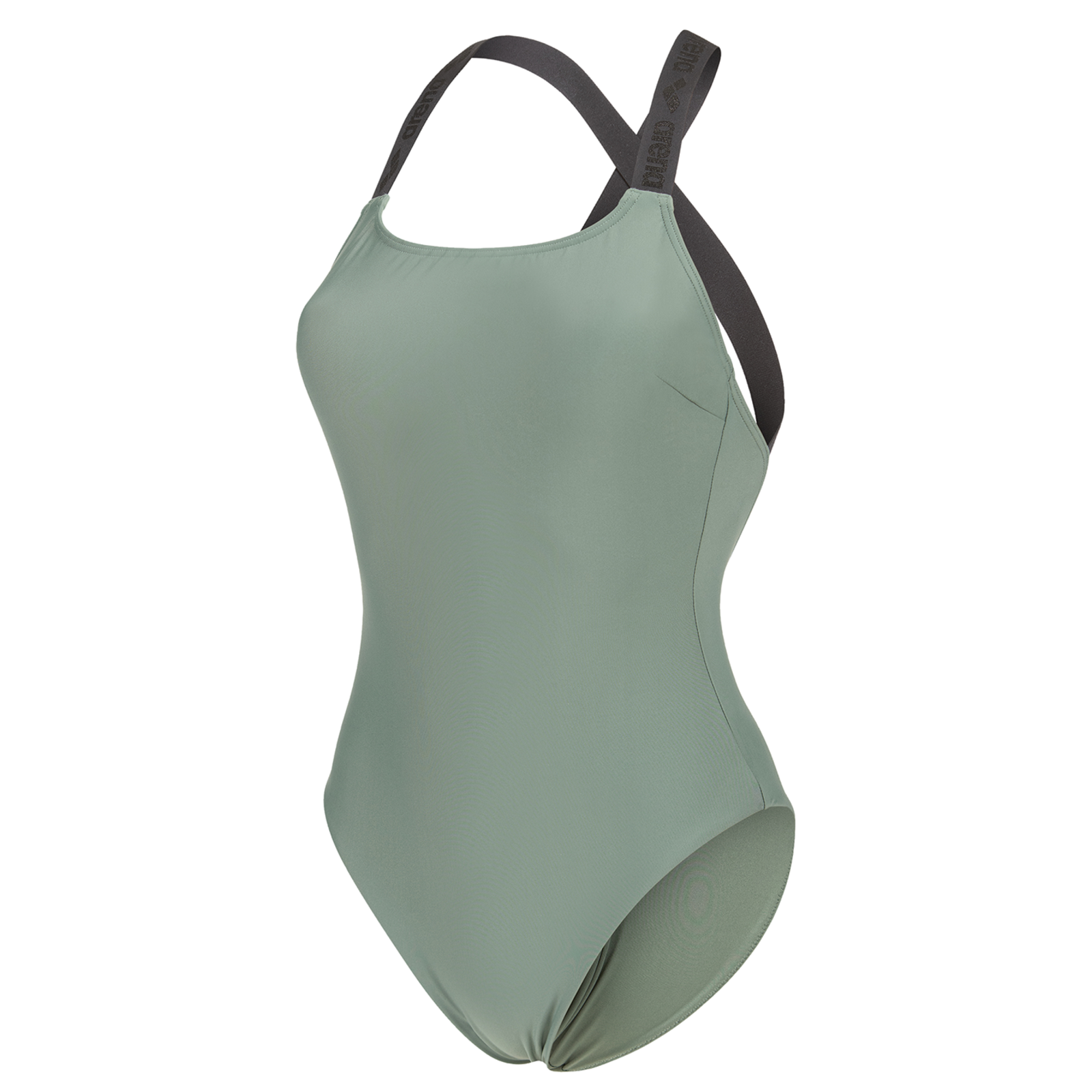 Image of Arena W Arena Elastic Solid Swimsuit Badeanzug Damen, grün, Grösse: L