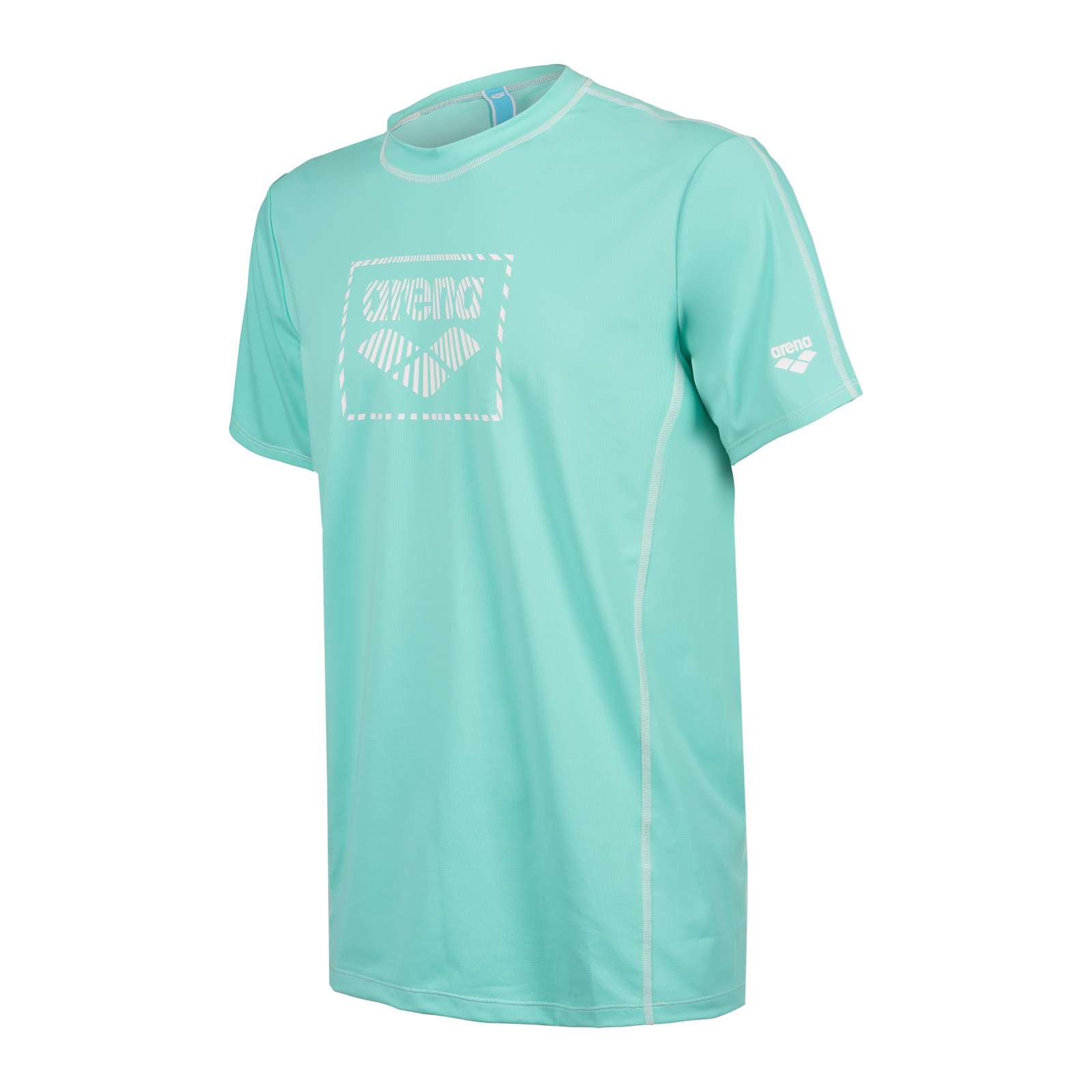 Arena M Arena S/S Swim Shirt UV Shirt Herren, blau, Grösse: S