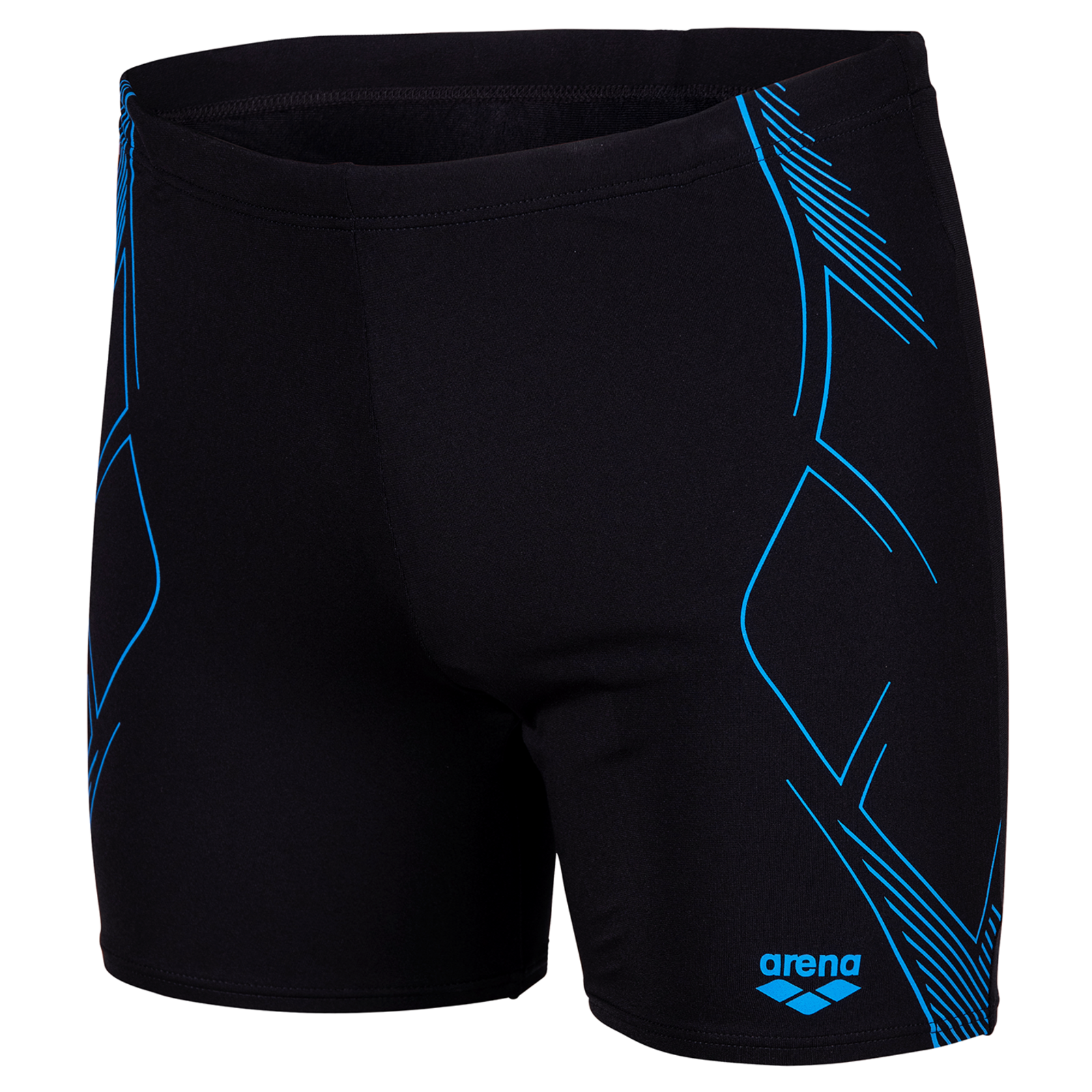 Arena M Arena Graphic Swim Mid Jammer Swim Midjammer Herren, schwarz, Grösse: D 10