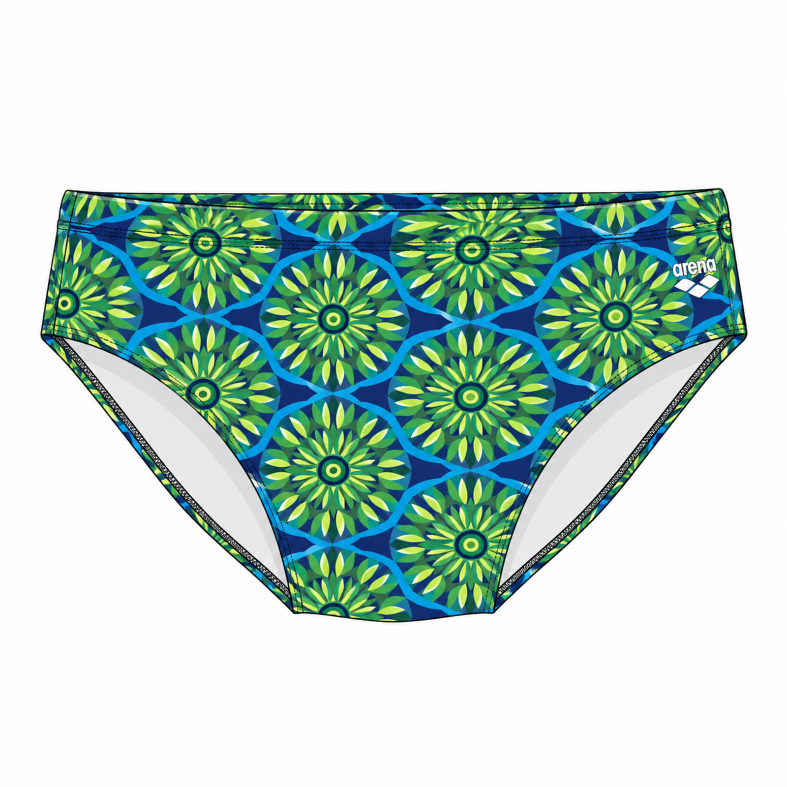 Image of Arena M Arena Floral Swim Briefs Swim Slip Herren, blau, Grösse: D 4