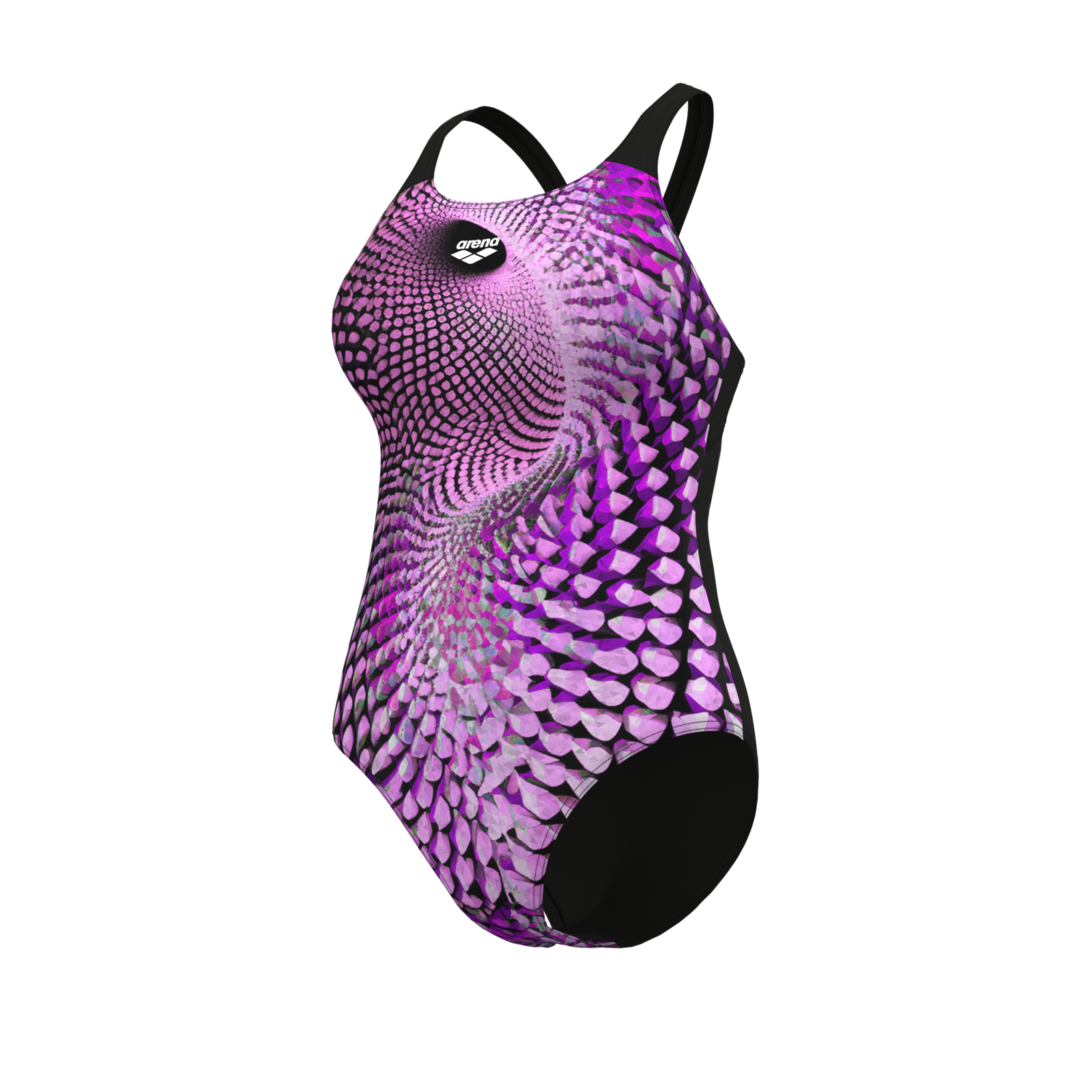 Image of Arena W Arena Peacock Swimsuit Swim Pro Back Badeanzug Damen, violett, Grösse: D 34