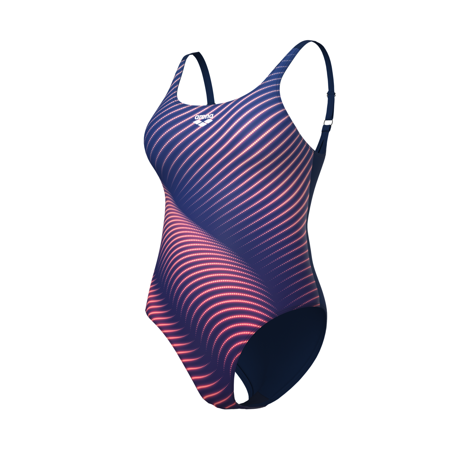 Image of Arena W Arena Night Light Swimsuit U Back Lb Badeanzug Damen, blau, Grösse: D 42