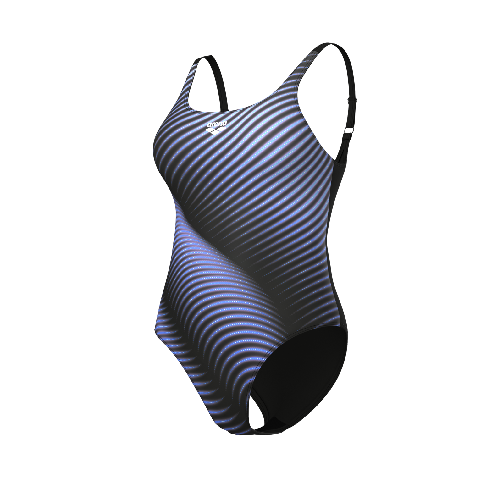 Image of Arena W Arena Night Light Swimsuit U Back Lb Badeanzug Damen, schwarz, Grösse: D 36