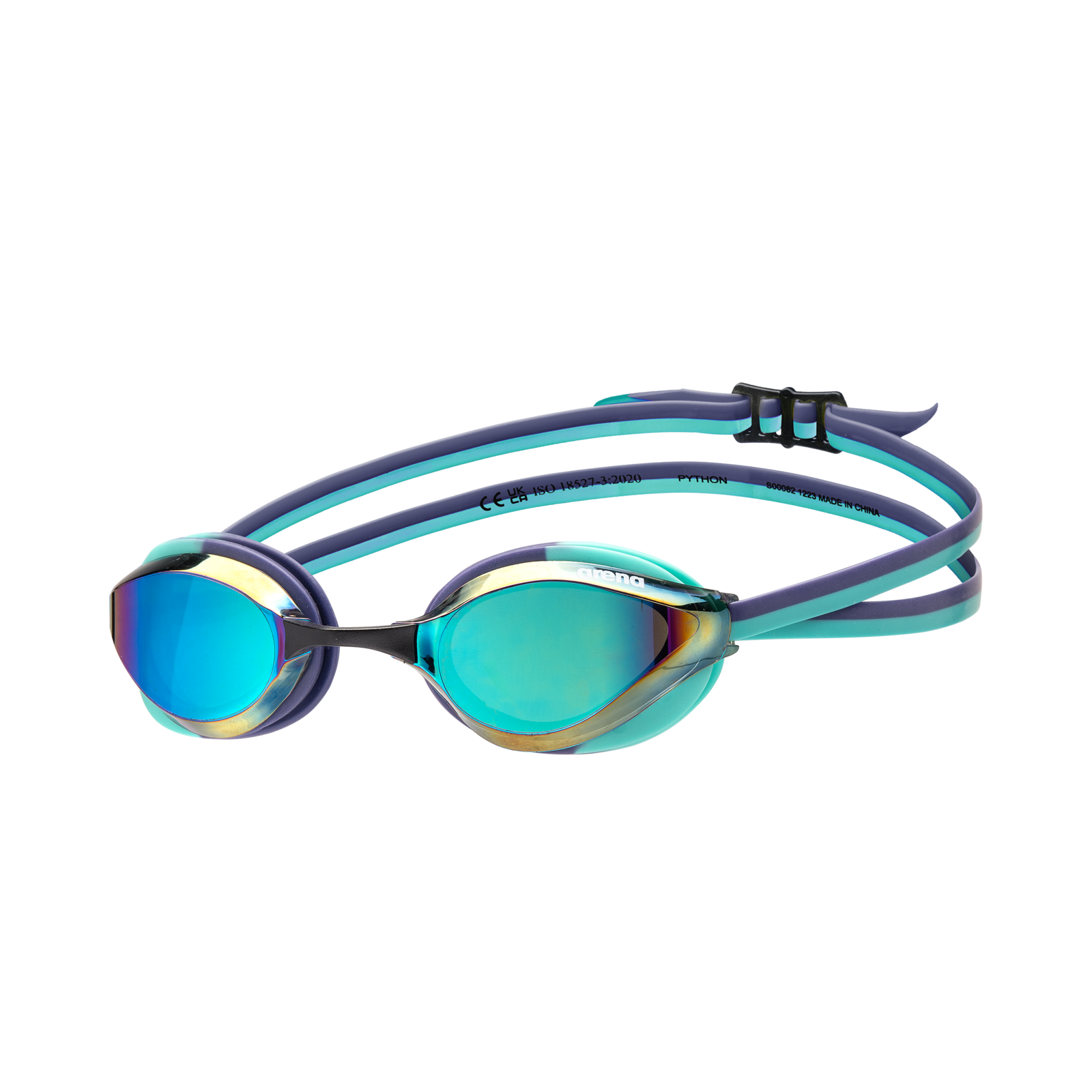 Image of Arena Python Mirror Schwimmbrille blau,