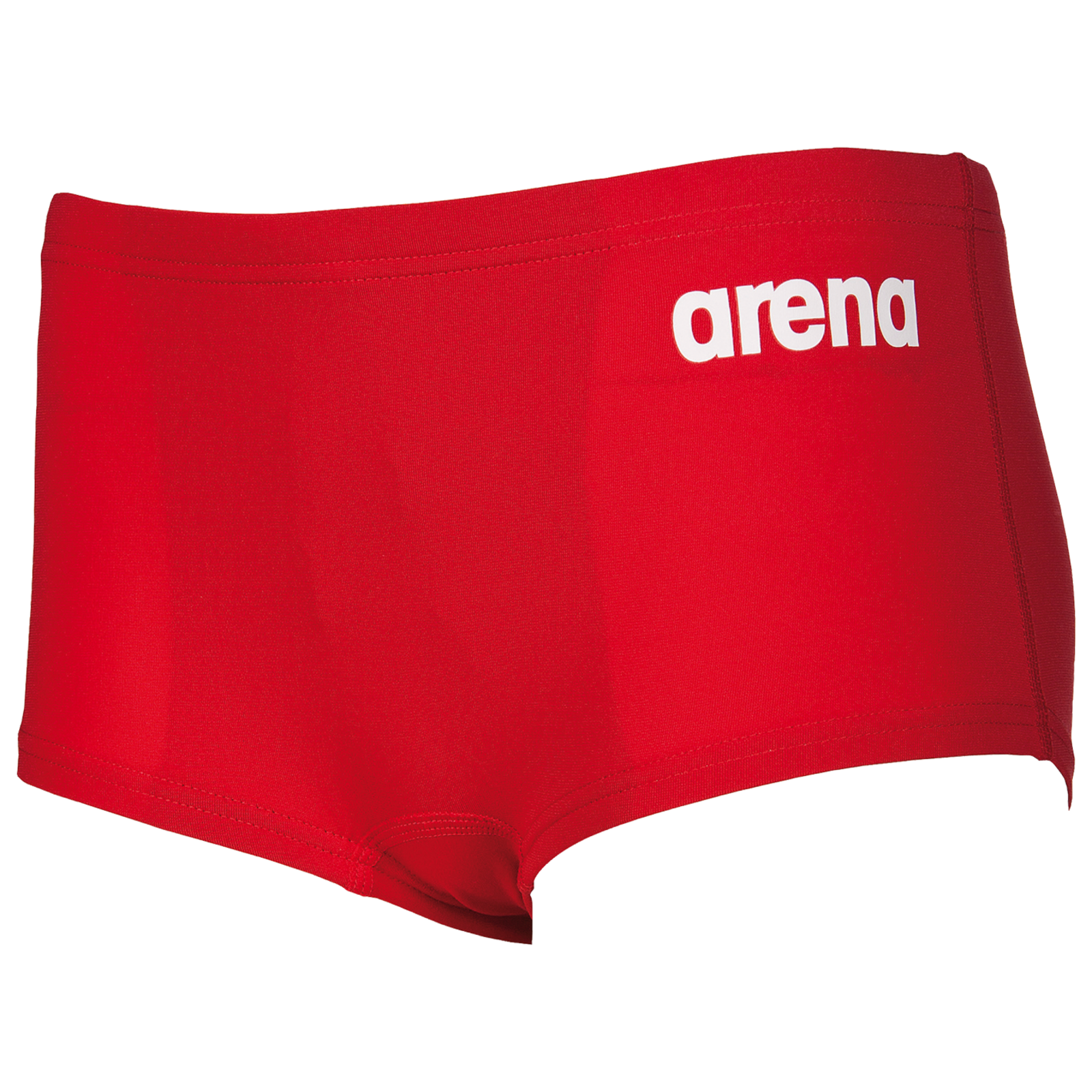 Arena Solid Squared Short Jr Jungen, rot, Grösse: 128