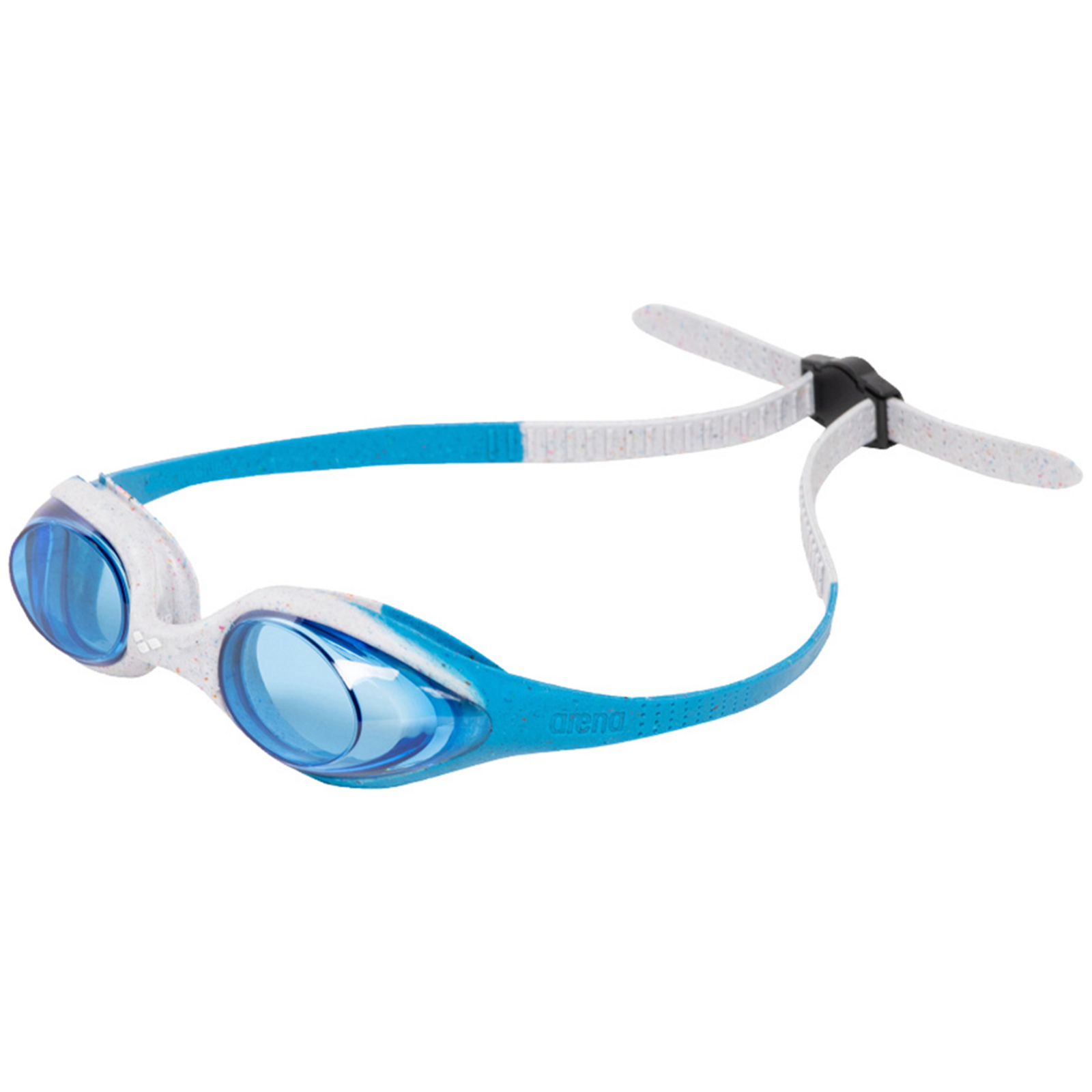 Image of Arena Jr Spider Schwimmbrille blau, Harte GläserUnverspiegelte Gläser