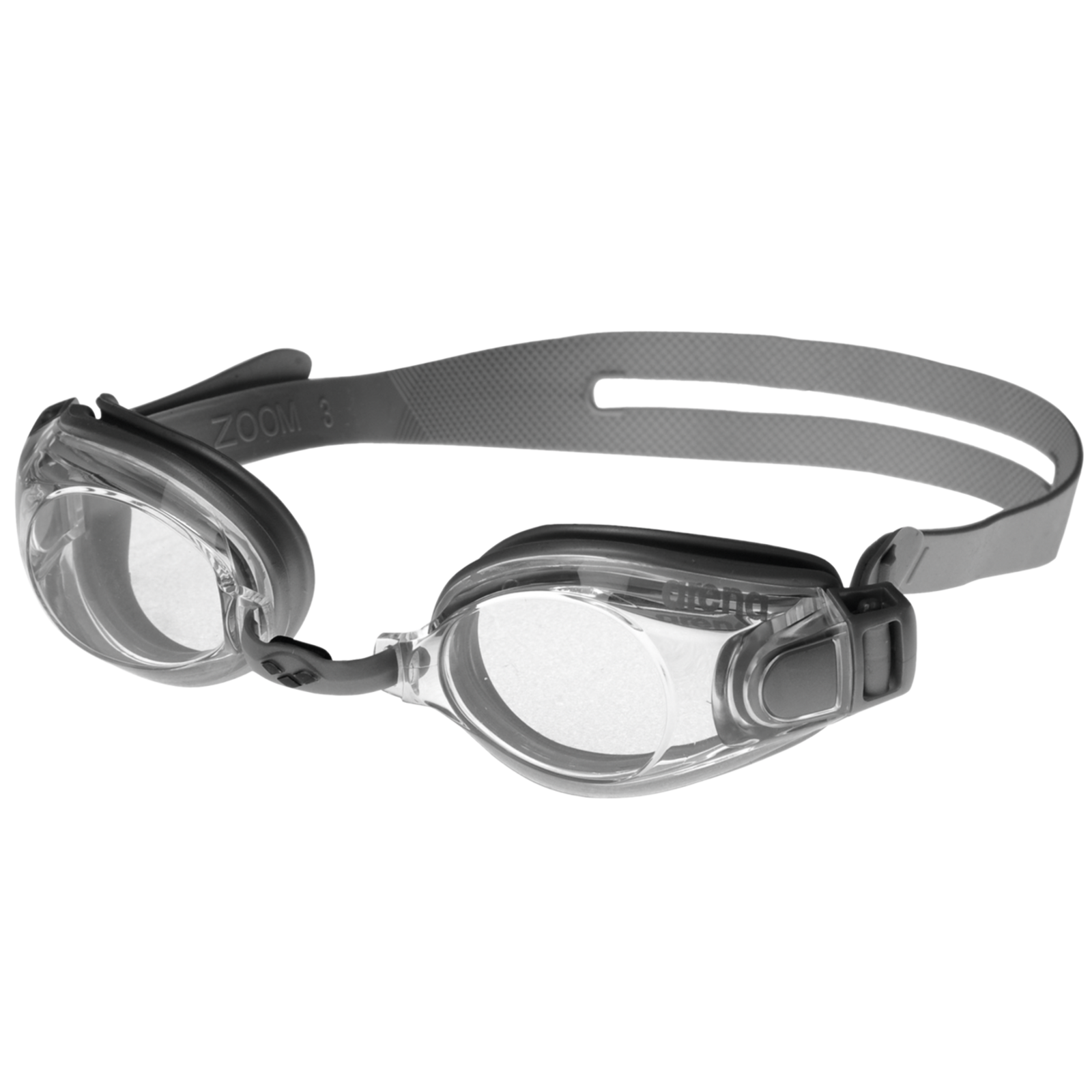 Image of Arena Zoom X-Fit Schwimmbrille grau, Harte GläserUnverspiegelte Gläser