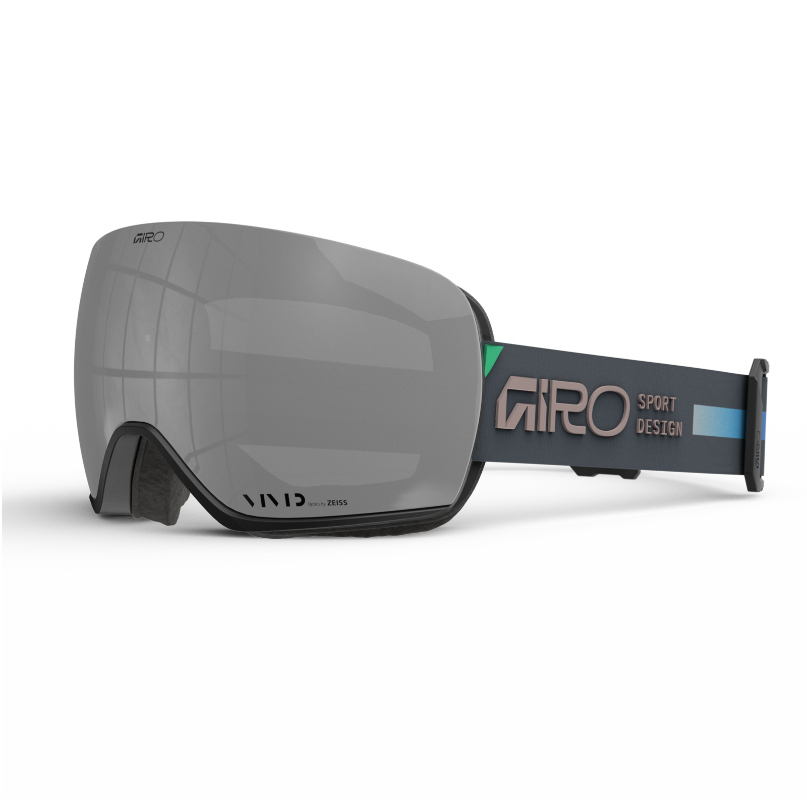 Giro Article II Vivid Goggle Herren grau, Grösse one size