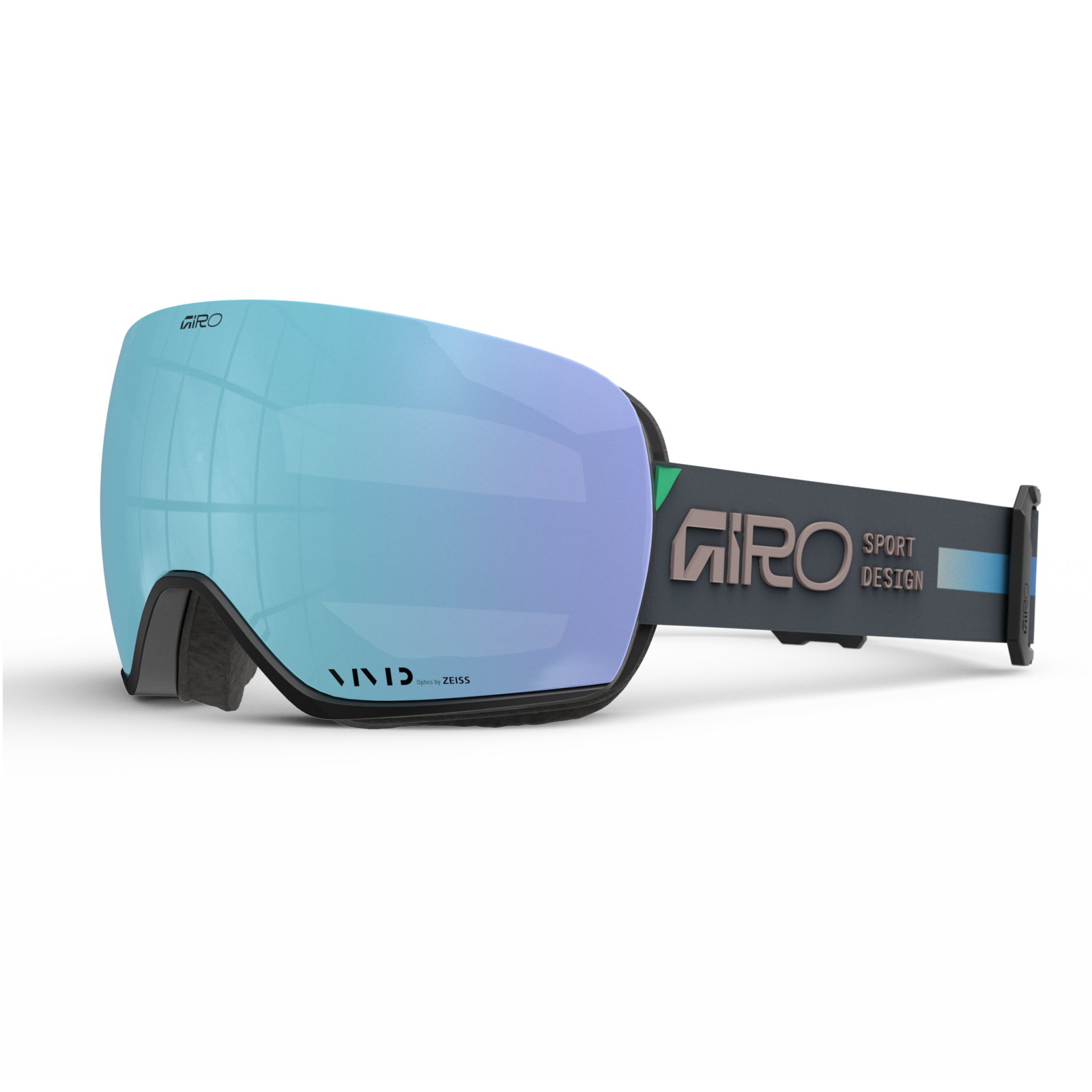 Giro Article II Vivid Goggle Herren schwarz, Grösse one size