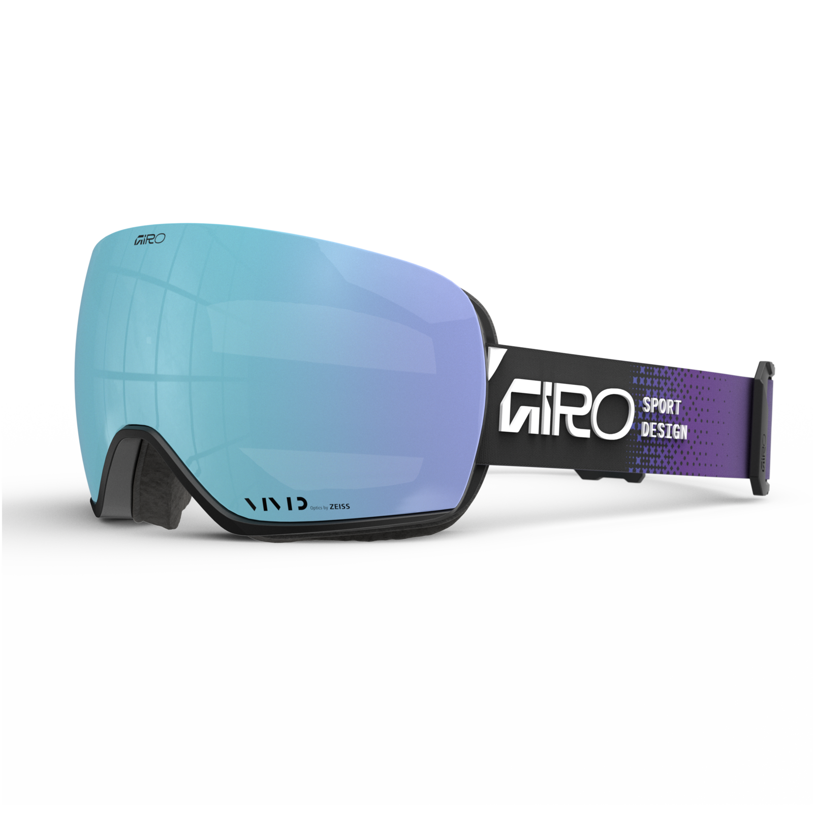 Giro Article II Vivid Goggle Herren schwarz, Grösse one size