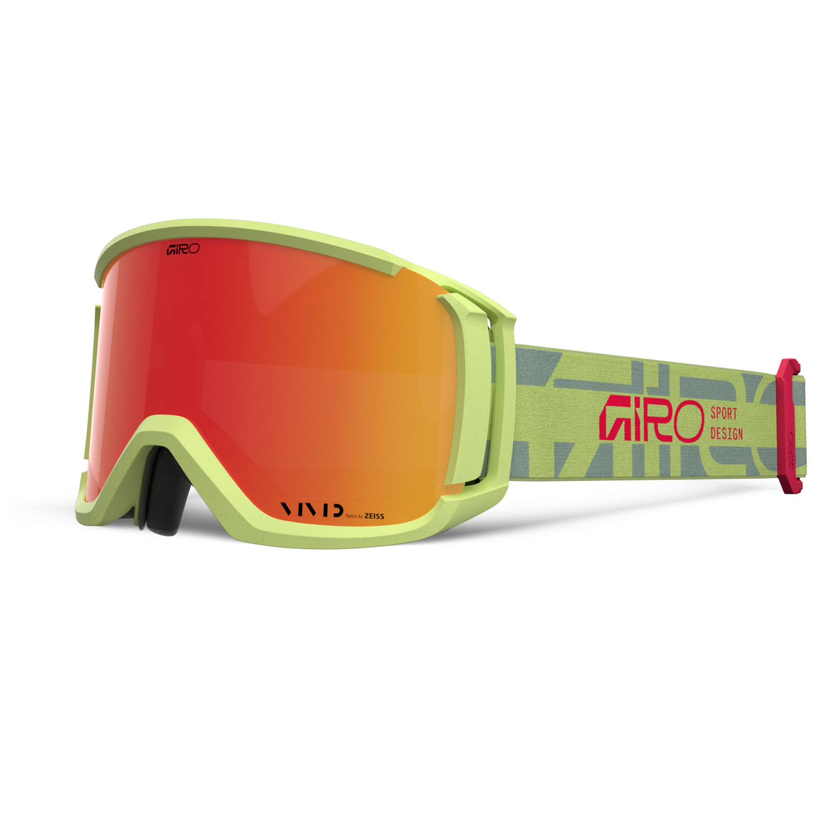 Image of Giro Revolt Vivid Goggle unisex rot, Grösse one size