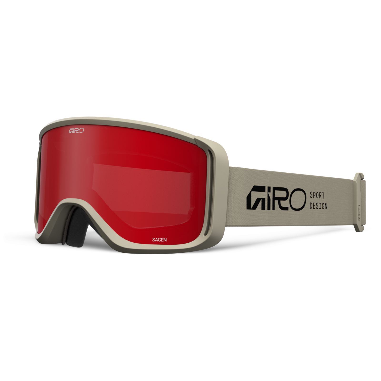 Giro Sagen Flash Goggle Herren beige, Grösse one size