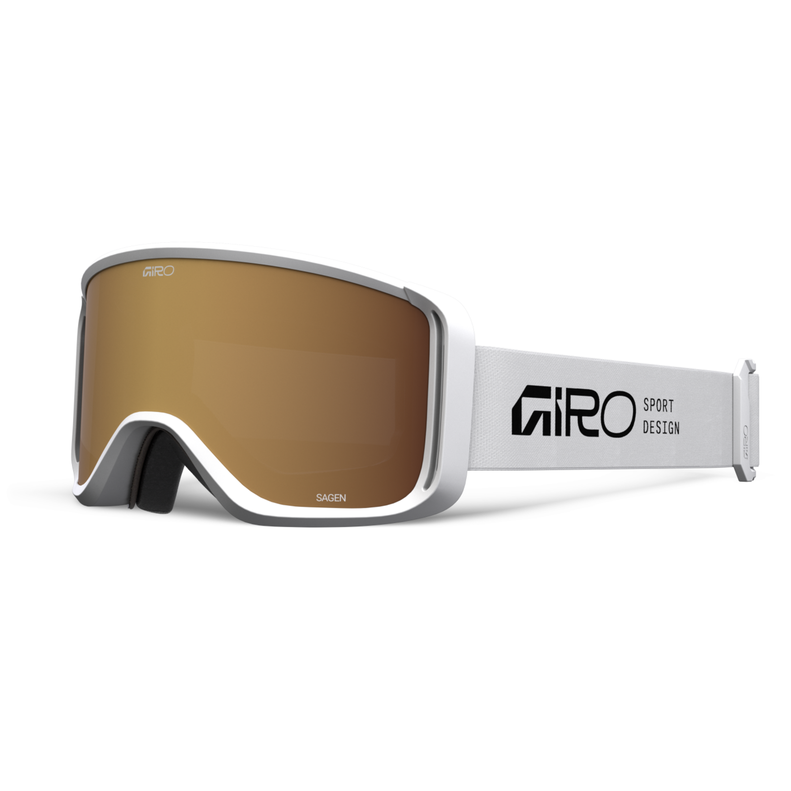 Giro W Sagen Flash Goggle Damen weiss, Grösse one size