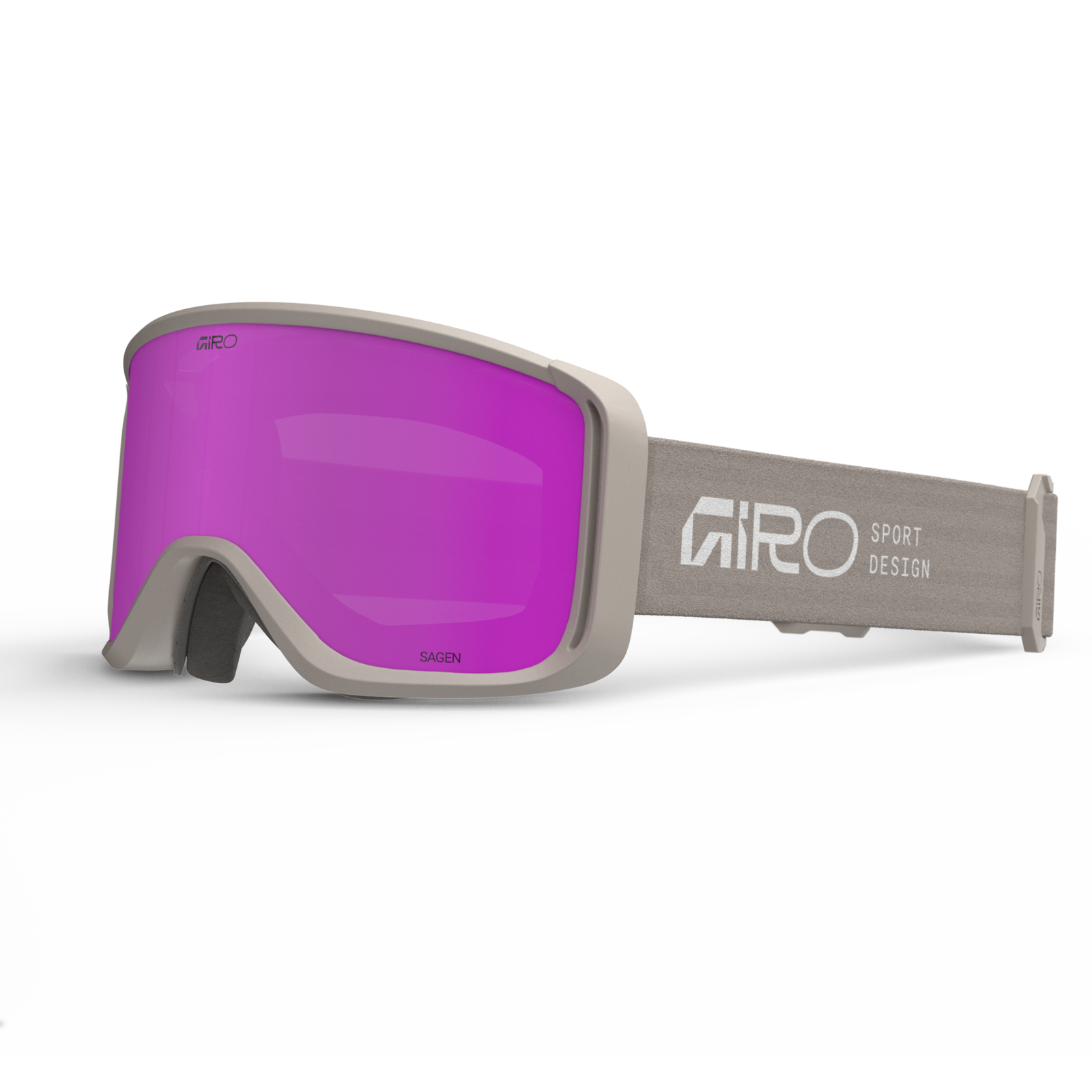 Giro W Sagen Flash Goggle Damen grau, Grösse one size