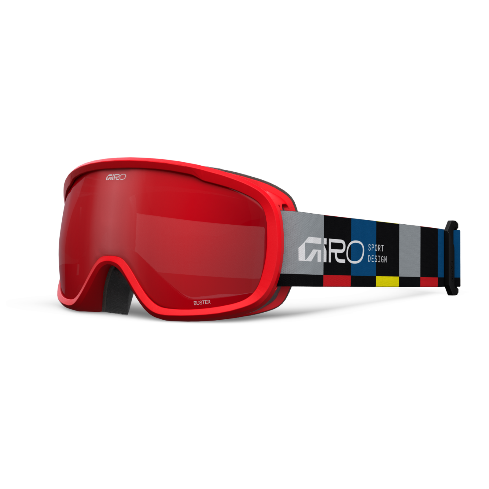 Giro Buster Flash Goggle JungenMädchenUnisex rot, Grösse one size