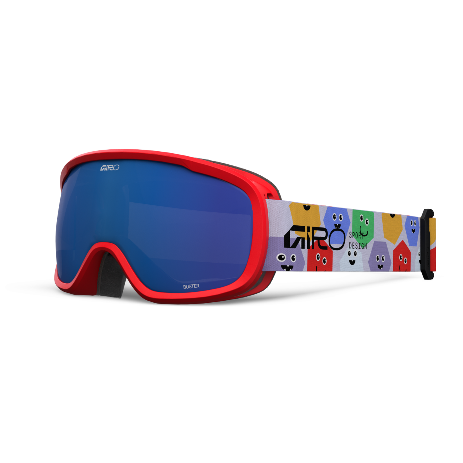Giro Buster Flash Goggle Unisex rot, Grösse one size