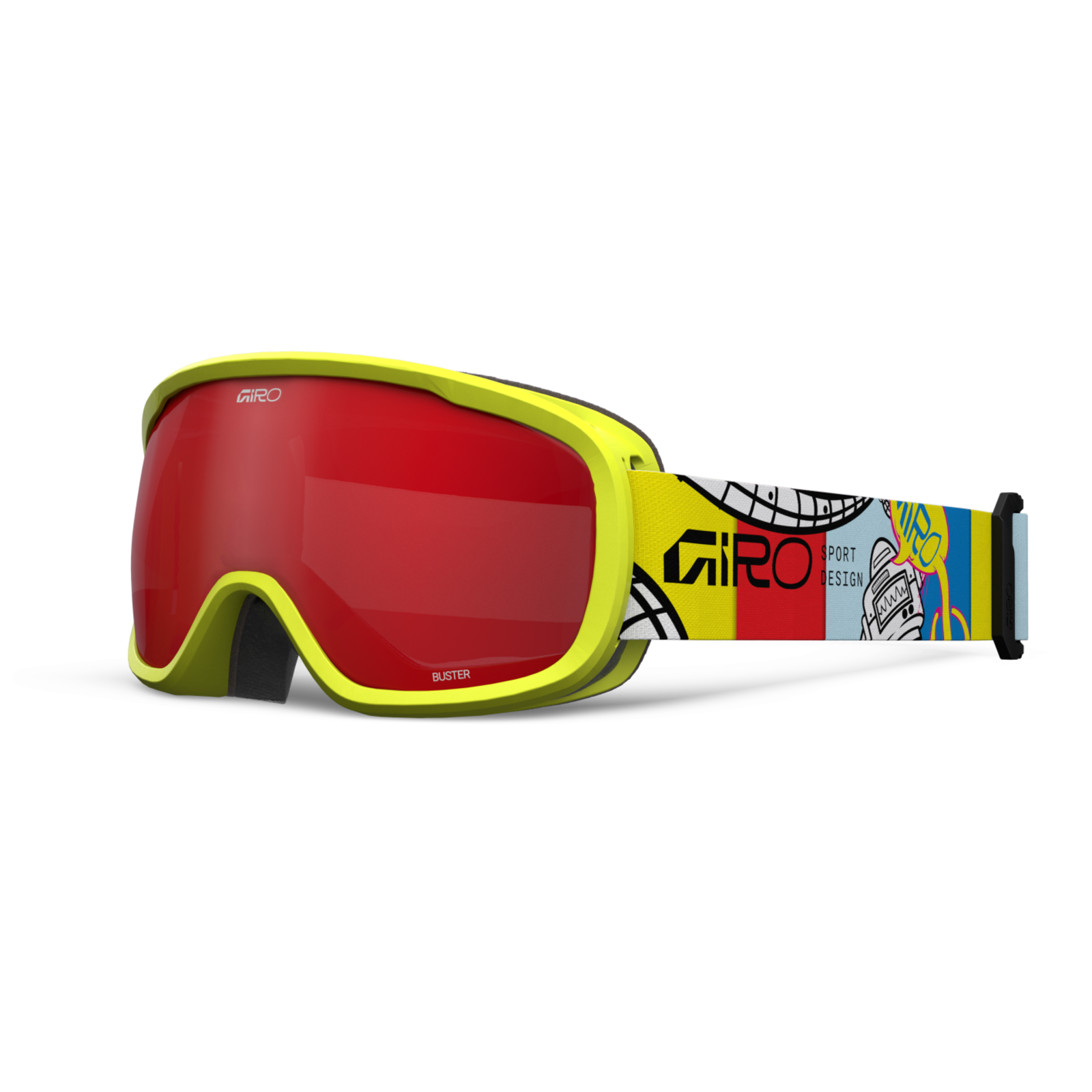 Giro Buster Flash Goggle unisex rot, Grösse one size