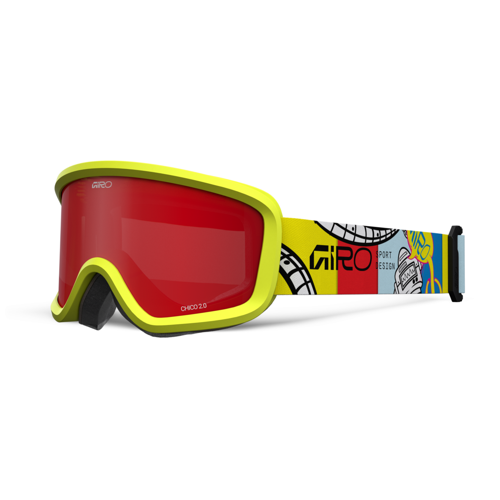 Giro Chico 2.0 Flash Goggle unisex gelb, Grösse one size