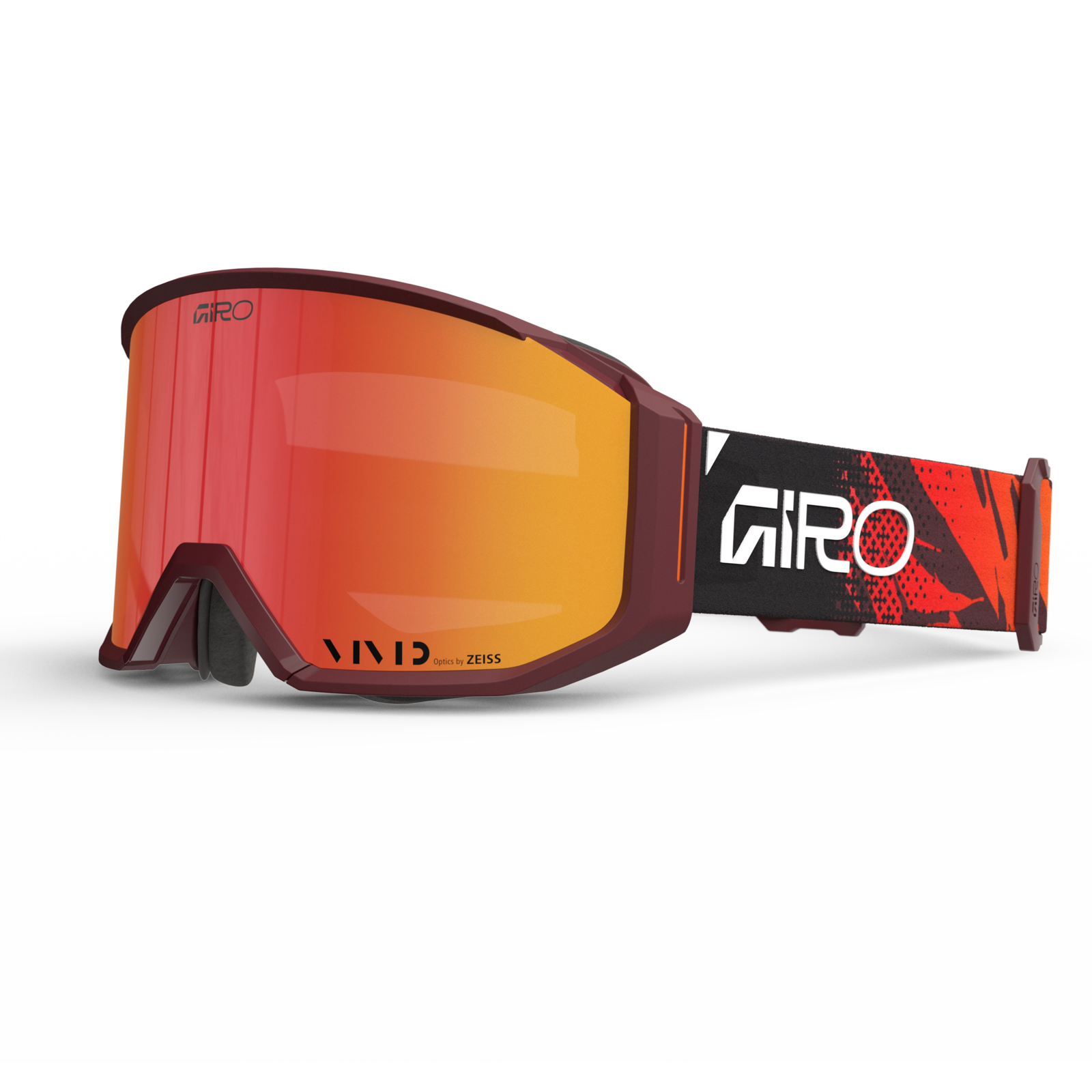 Giro Revolt Pro Vivid Goggle unisex rot, Grösse one size