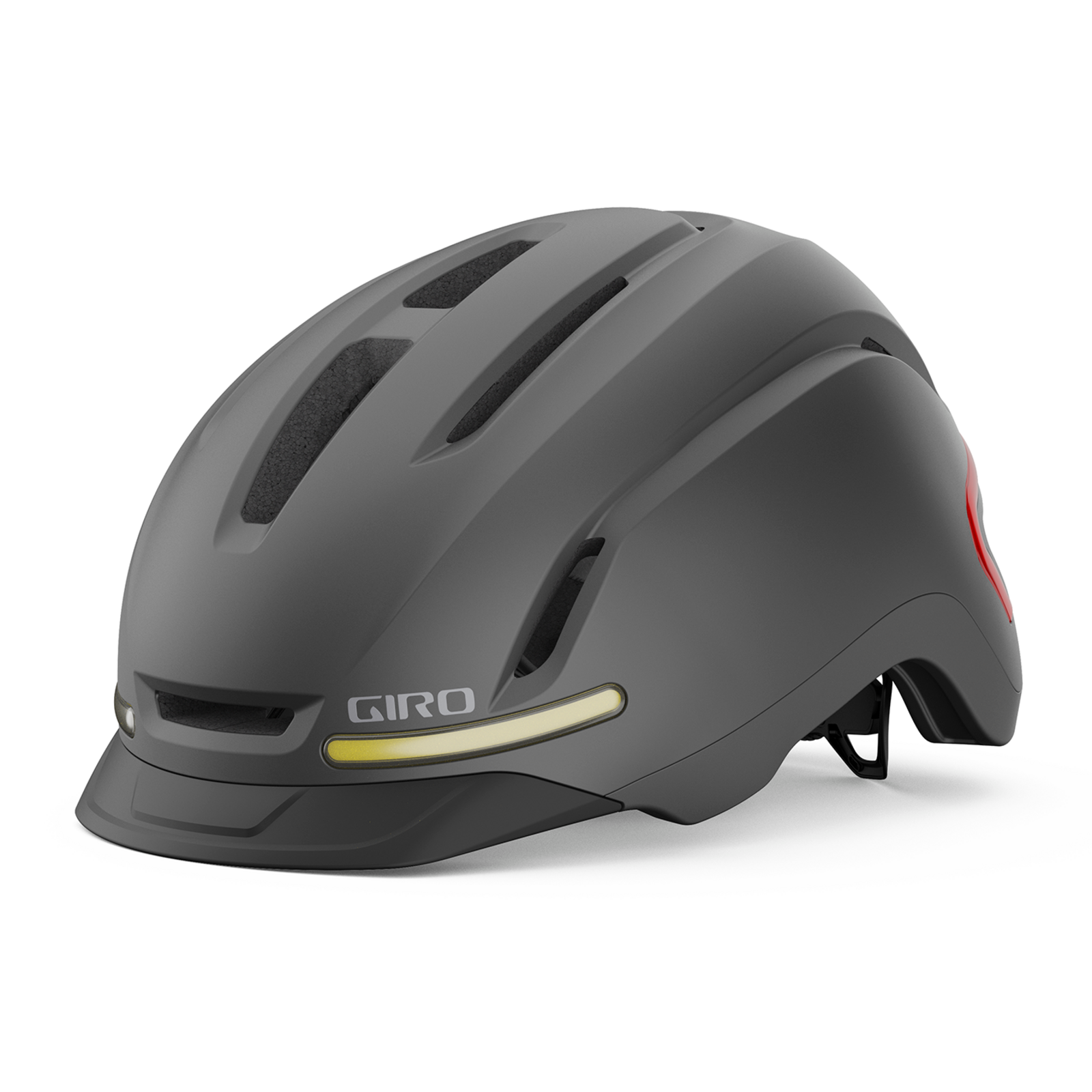 Giro Ethos LED MIPS Stadt- und E-Bike Helm unisex, grau, Grösse: S