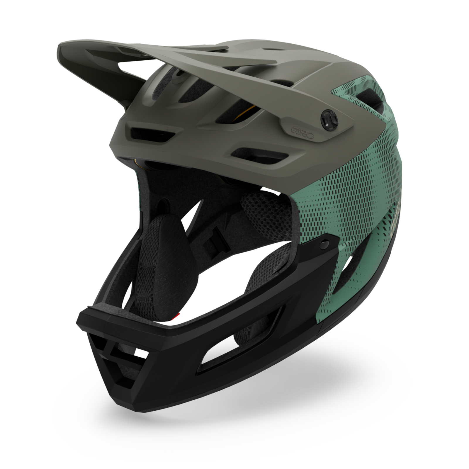 Image of Giro Coalition Spherical MIPS Vollvisier Helm unisex, grün, Grösse: S