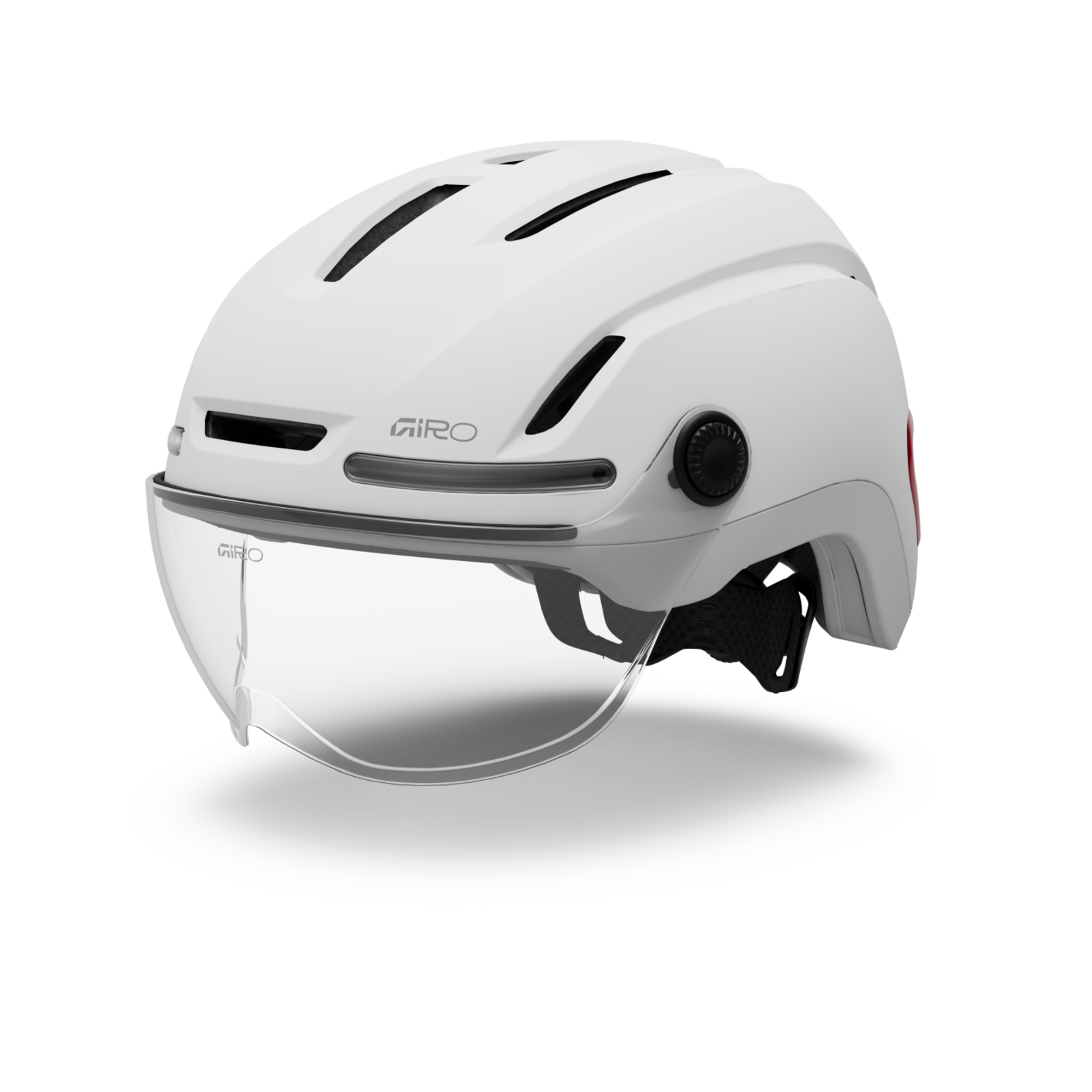 Image of Giro Ethos LED Shield MIPS Stadt- und E-Bike Helm unisex, weiss, Grösse: L