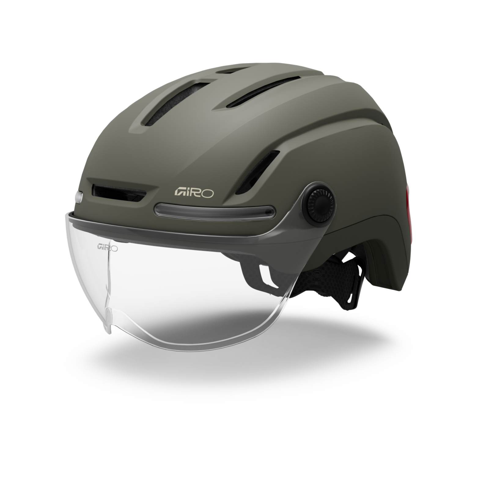 Image of Giro Ethos LED Shield MIPS Stadt- und E-Bike Helm unisex, grün, Grösse: S