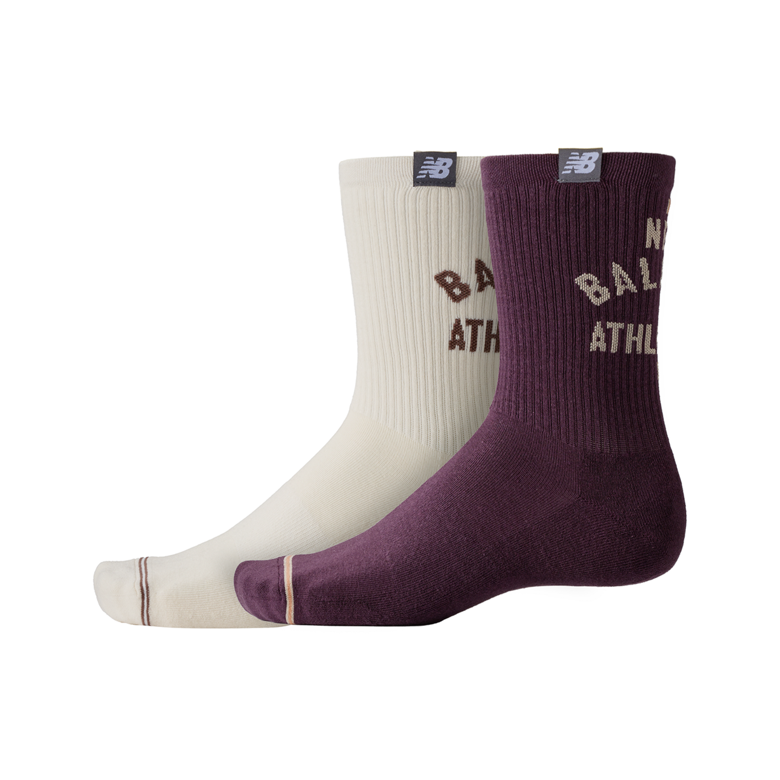 New Balance Lifestyle Midcalf Socks 2 Pack  HerrenUnisexDamen, mehrfarbig, Grösse: S