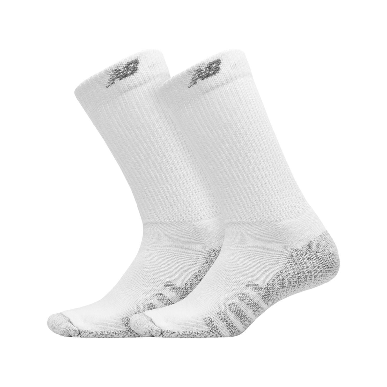 New Balance Coolmax Crew Socks 2 Pack  Unisex, weiss, Grösse: XL