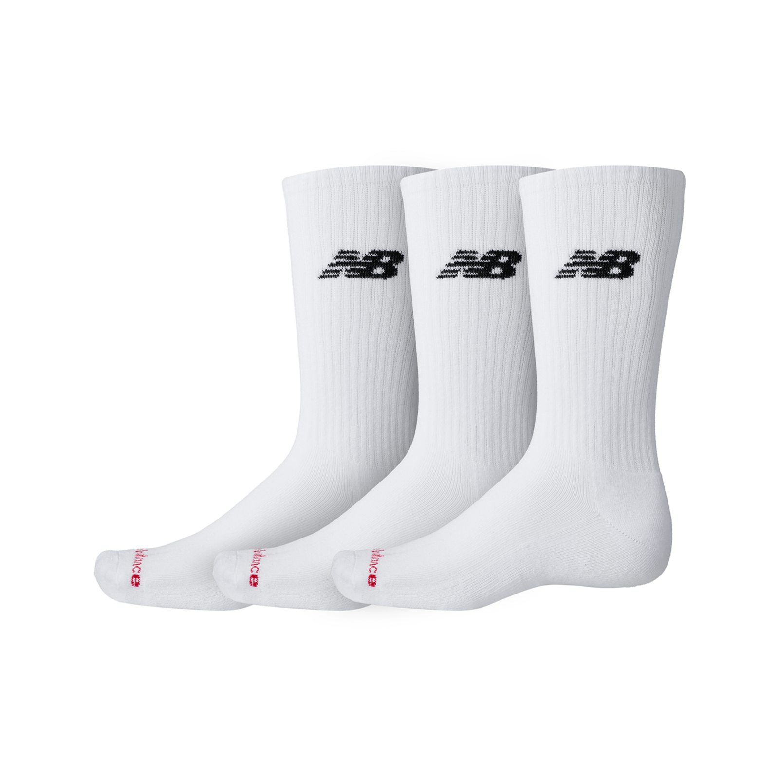 New Balance NB Everyday Crew 3 Pairs  Unisex, weiss, Grösse: L