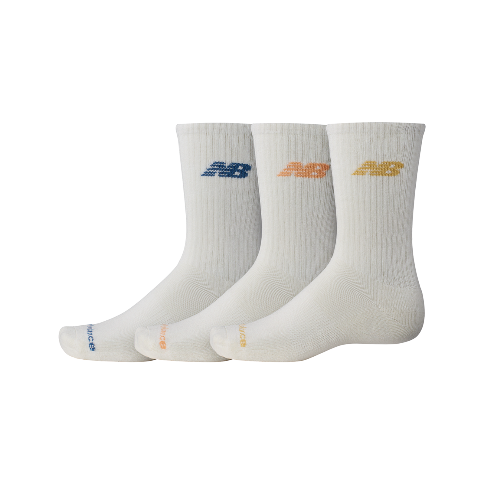 New Balance NB Everyday Crew 3 Pairs  HerrenUnisexDamen, weiss, Grösse: XL
