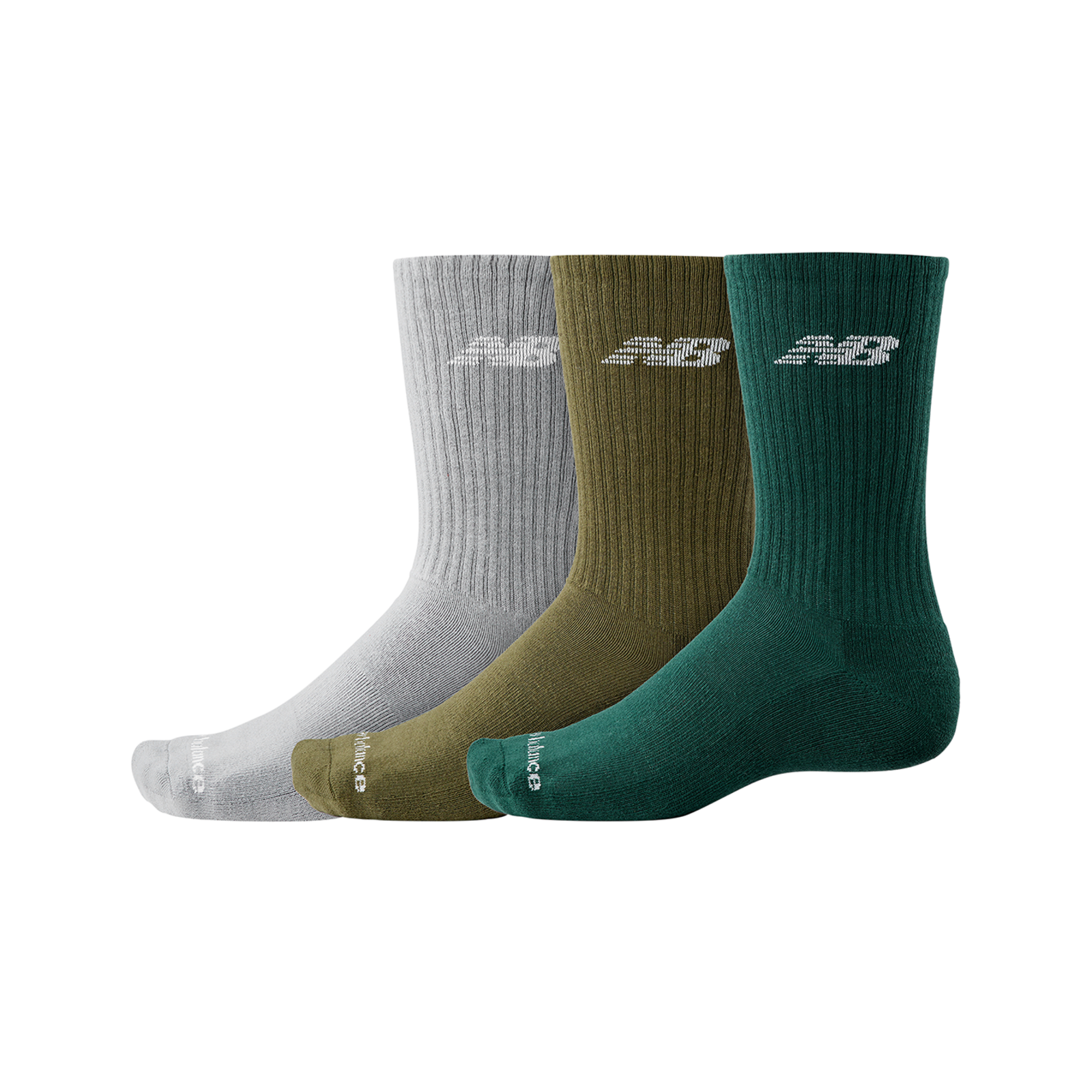 New Balance New Balance NB Everyday Crew 3 Pairs unisex, mehrfarbig, Grösse: L  unisex, mehrfarbig, Grösse: L
