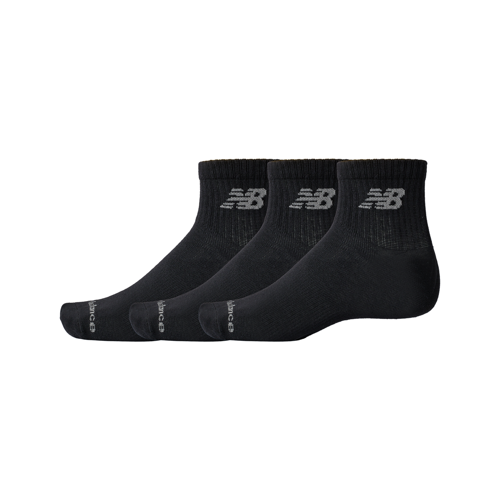 New Balance Performance Basic Ankle 3 Pack  Unisex, schwarz, Grösse: L