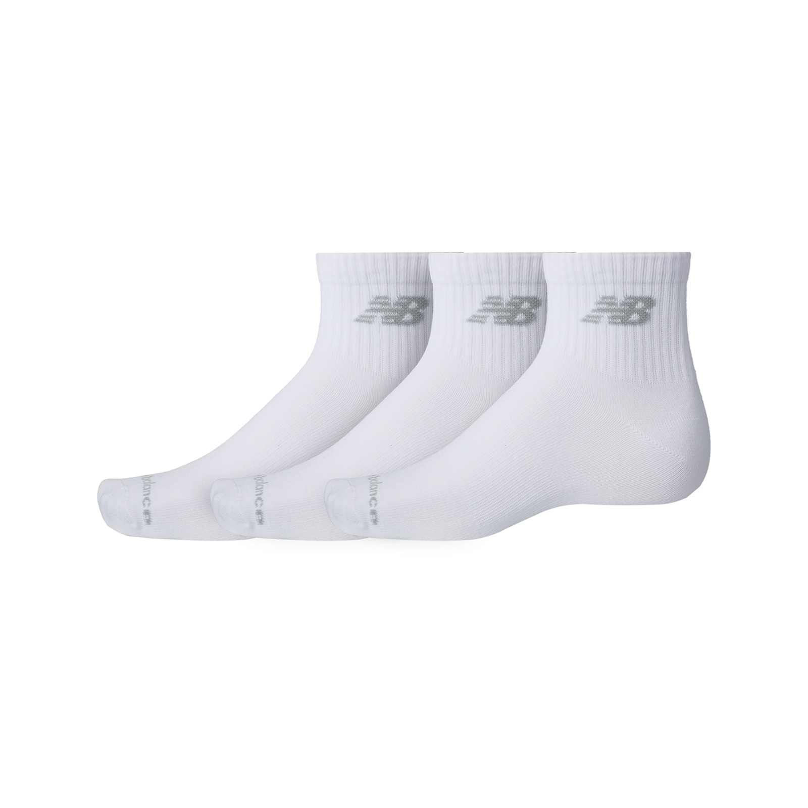 New Balance Performance Basic Ankle 3 Pack  Unisex, weiss, Grösse: L