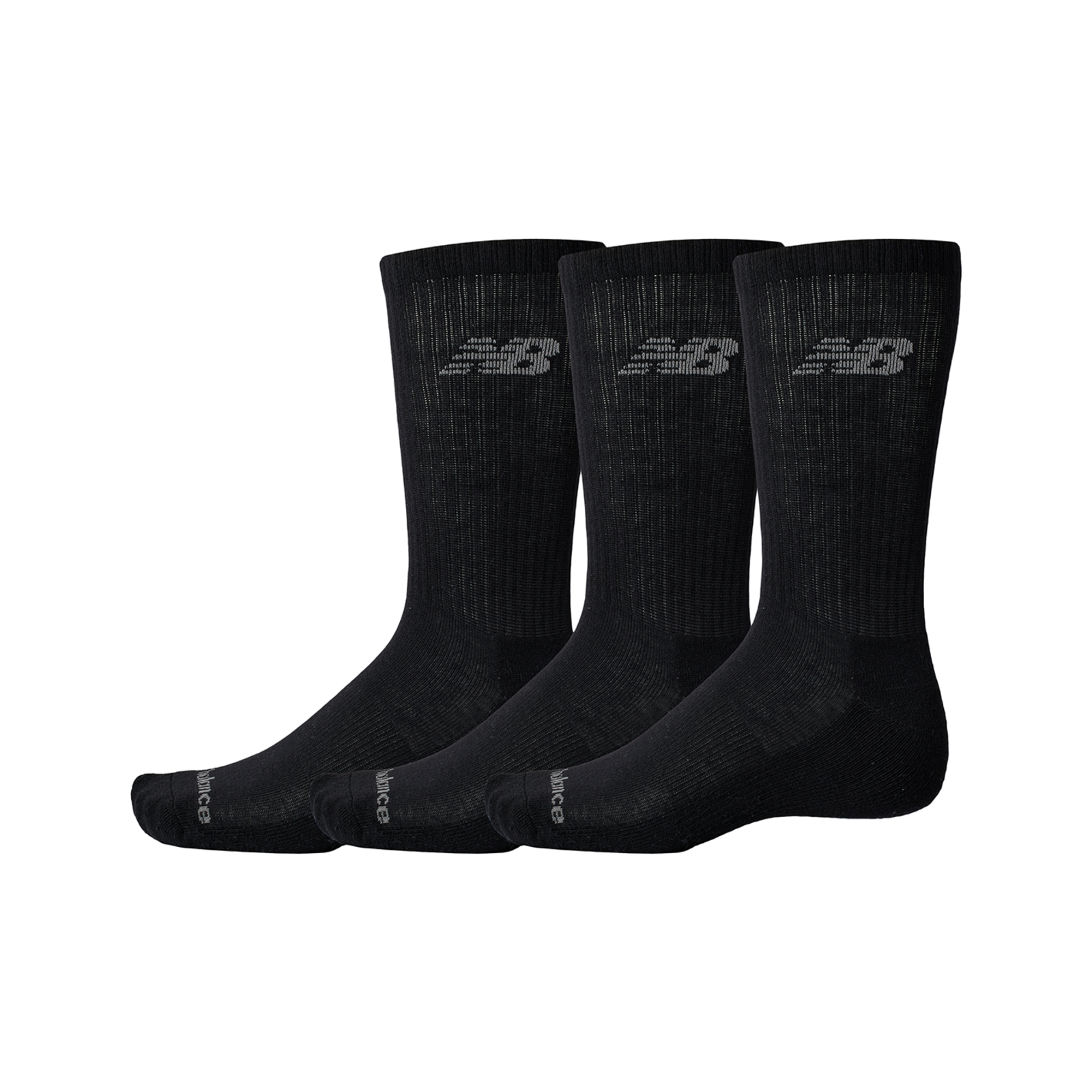 New Balance Performance Basic Crew 3 Pack  Unisex, schwarz, Grösse: L