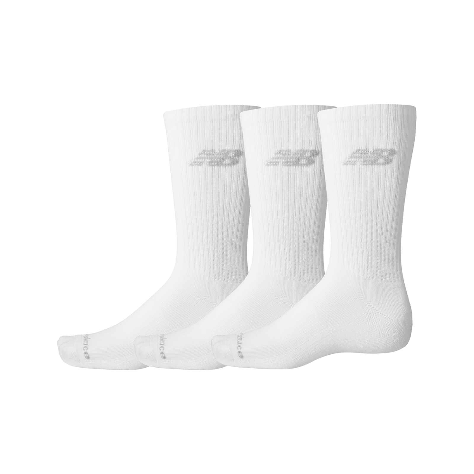 New Balance Performance Basic Crew 3 Pack  HerrenUnisexDamen, weiss, Grösse: S