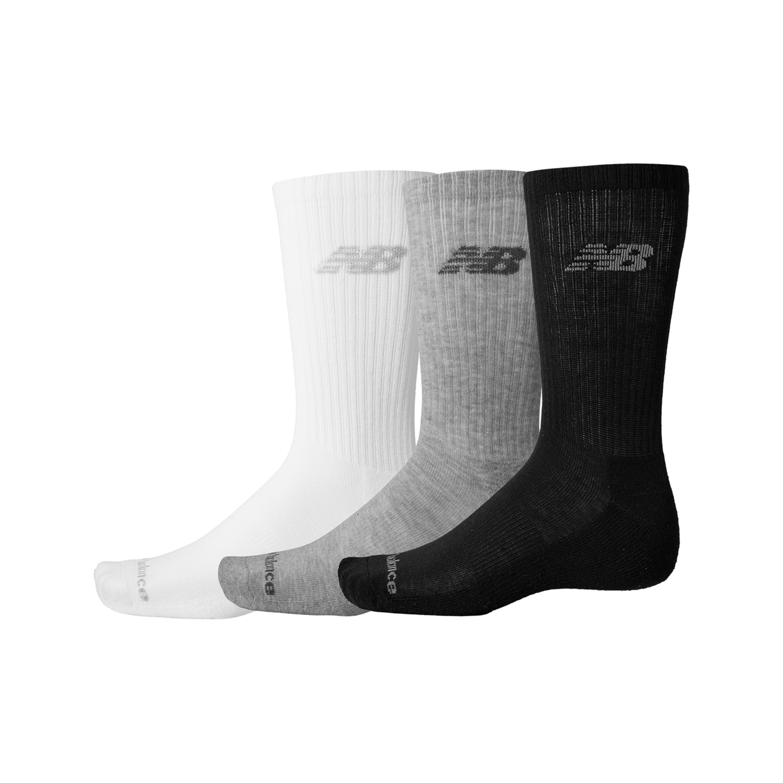 New Balance Performance Basic Crew 3 Pack  HerrenUnisexDamen, mehrfarbig, Grösse: S