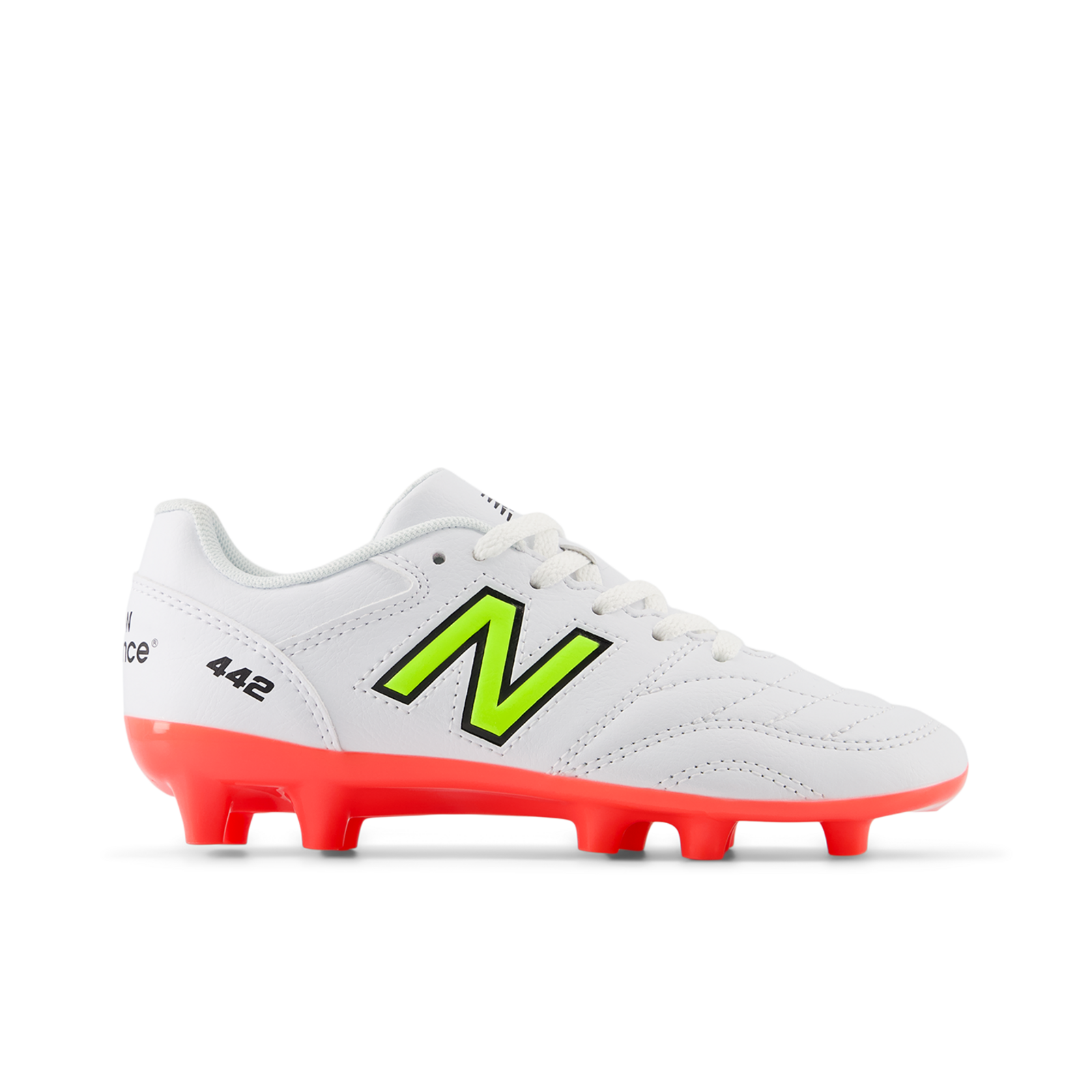 New Balance Kids Y 442 Academy FG Jnr Seasonal Nockenschuhe Unisex, weiss, Grösse: 38