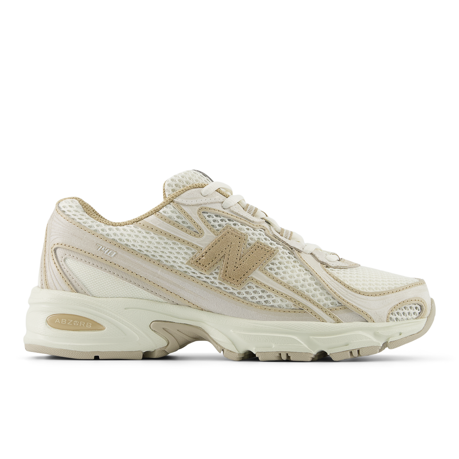 New Balance U 740 Suede Freizeitschuhe / Sneaker Unisex, beige, Grösse: 44