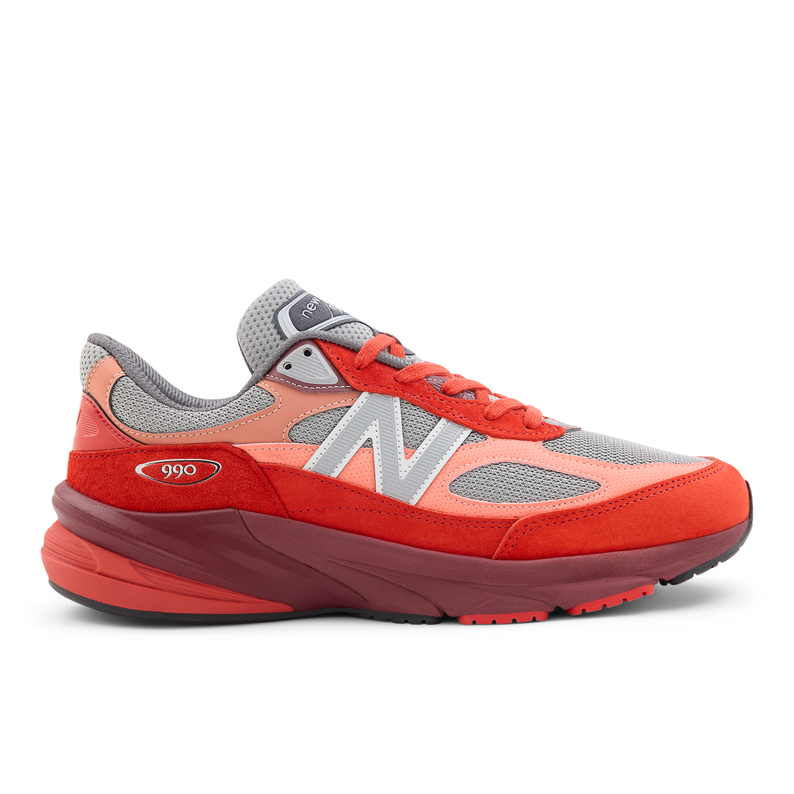 New Balance U 990 v6 Made in USA Community Freizeitschuhe / Sneaker Herren, rot, Grösse: 45