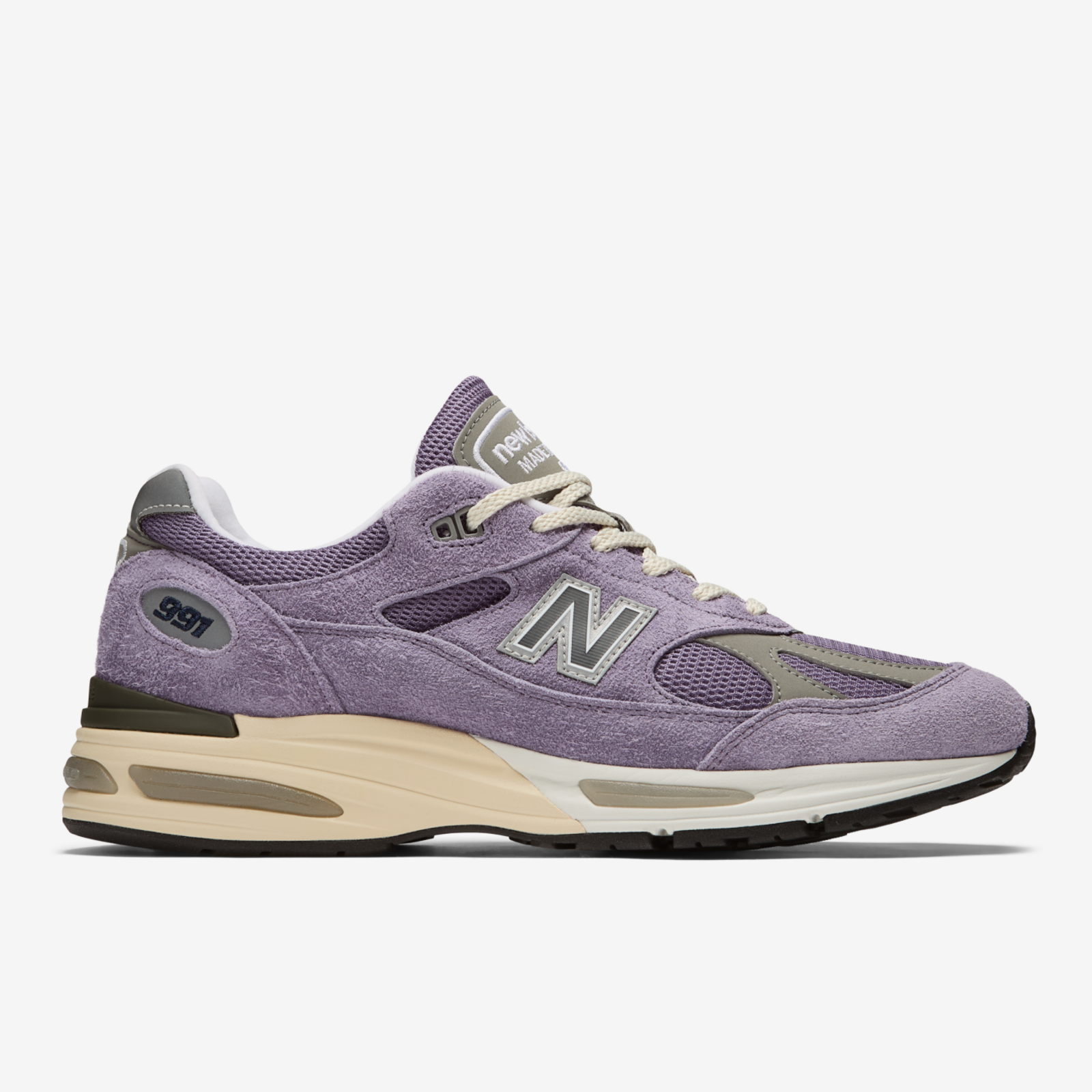 New Balance M 991v2 Made in UK Grounded Pastels Freizeitschuhe / Sneaker Herren, violett, Grösse: 42.5