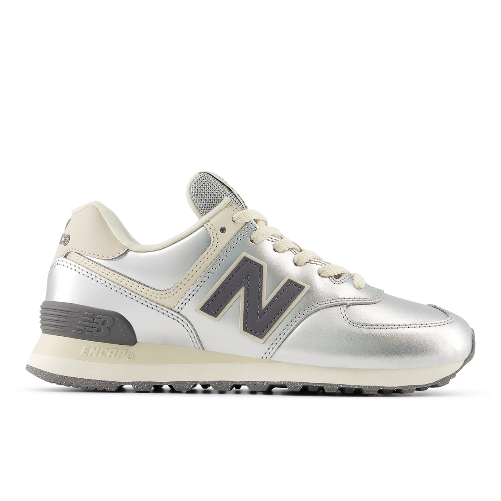 New Balance W 574 Metallics / Sneaker Damen, grau, Grösse: 39